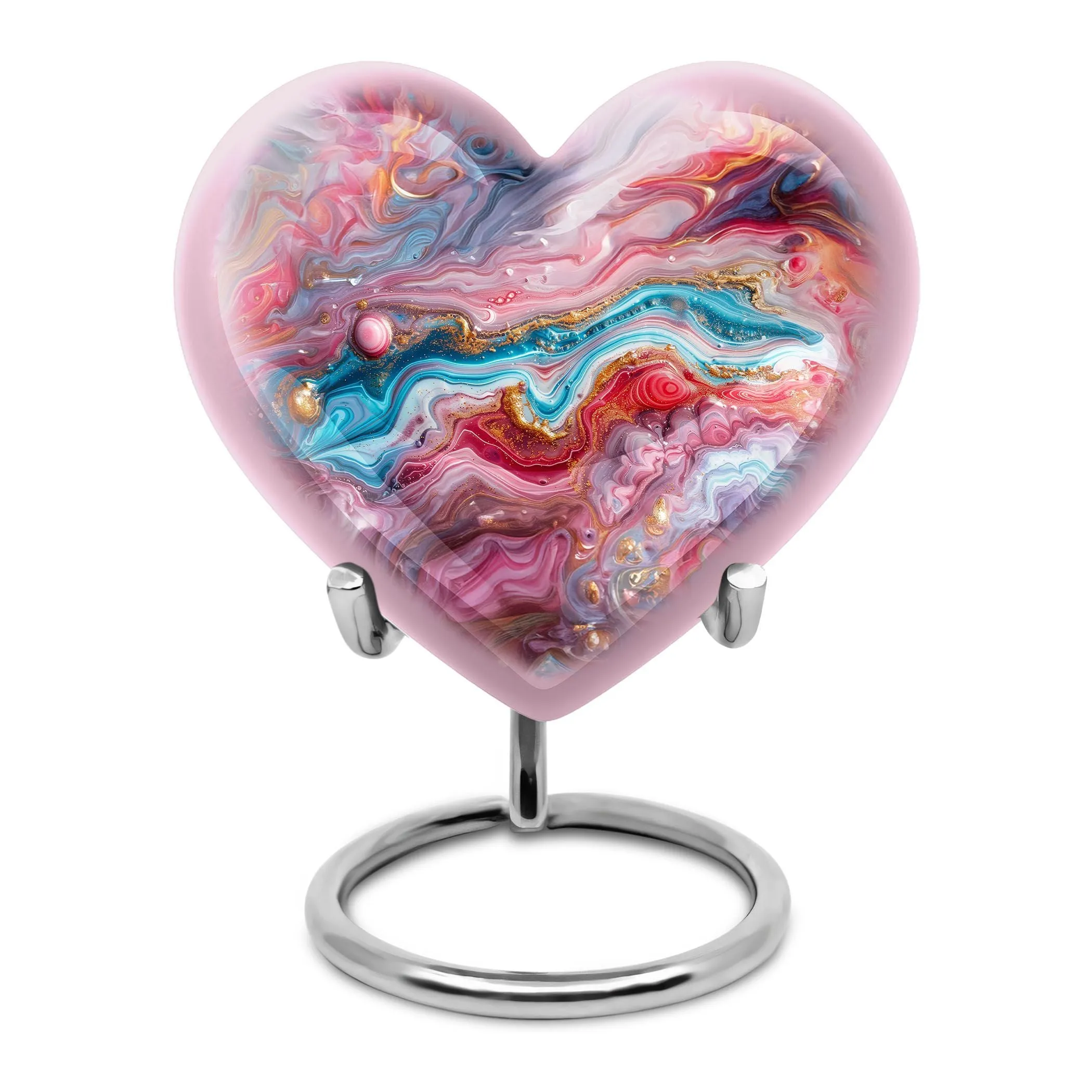 Colourful Swirl Cremation Urn: A Unique Remembrance for Loved Ones