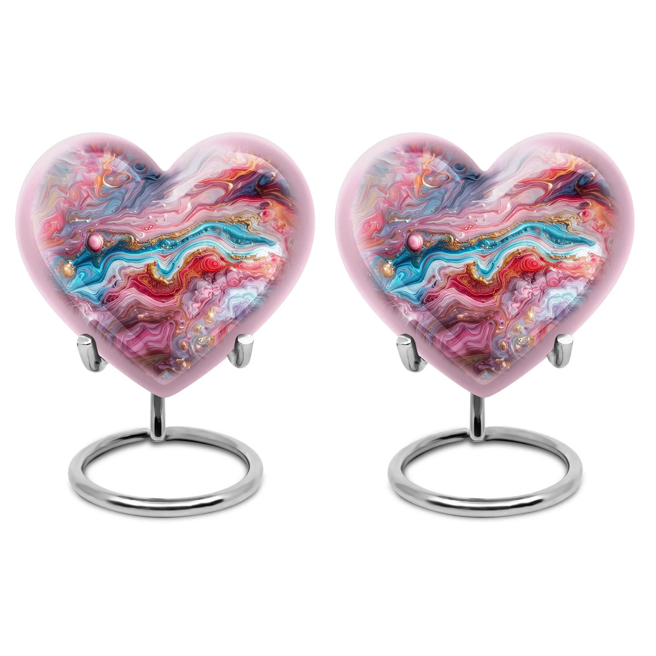 Colourful Swirl Cremation Urn: A Unique Remembrance for Loved Ones