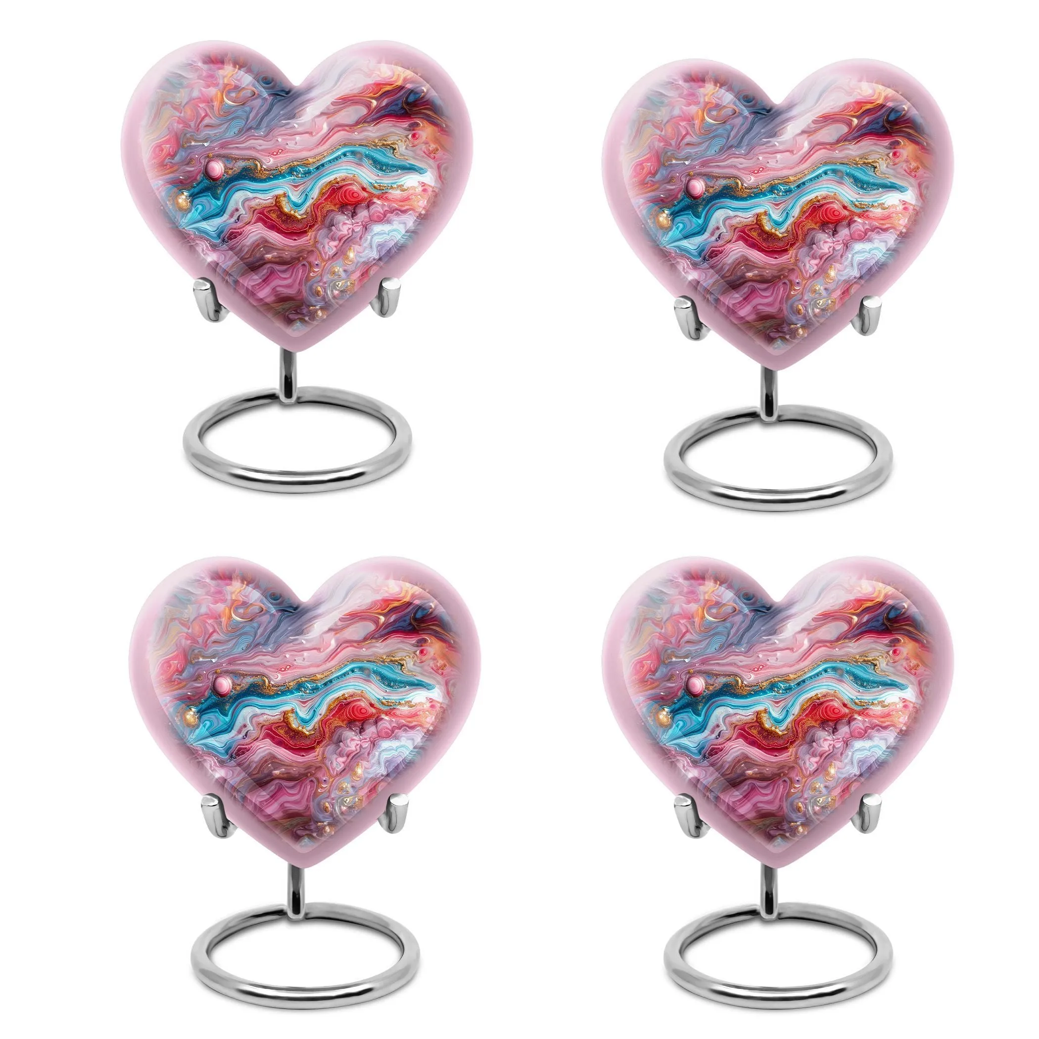 Colourful Swirl Cremation Urn: A Unique Remembrance for Loved Ones