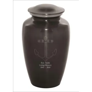 Custom Engraved Anchor Sports Urn