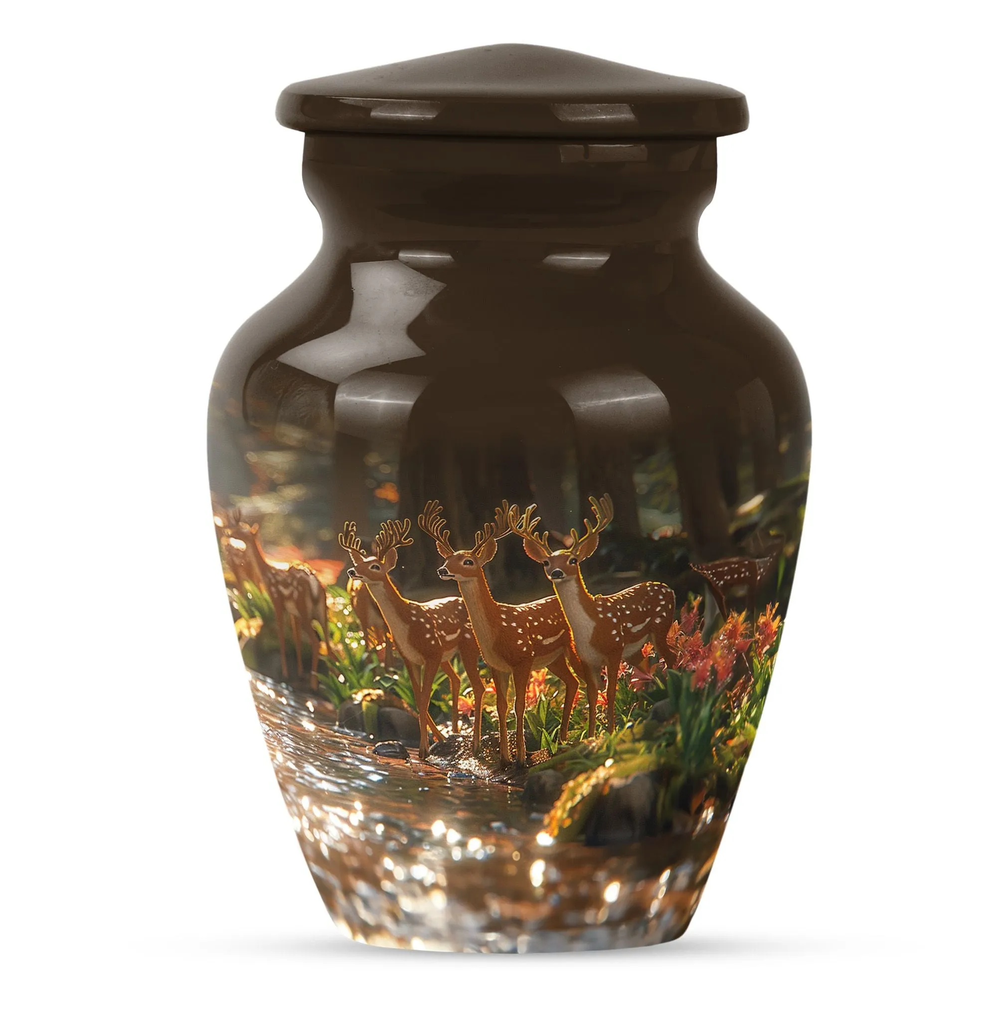Deer Cremation Urn For Ashes - Beautiful Urns For Adult Human Ashes