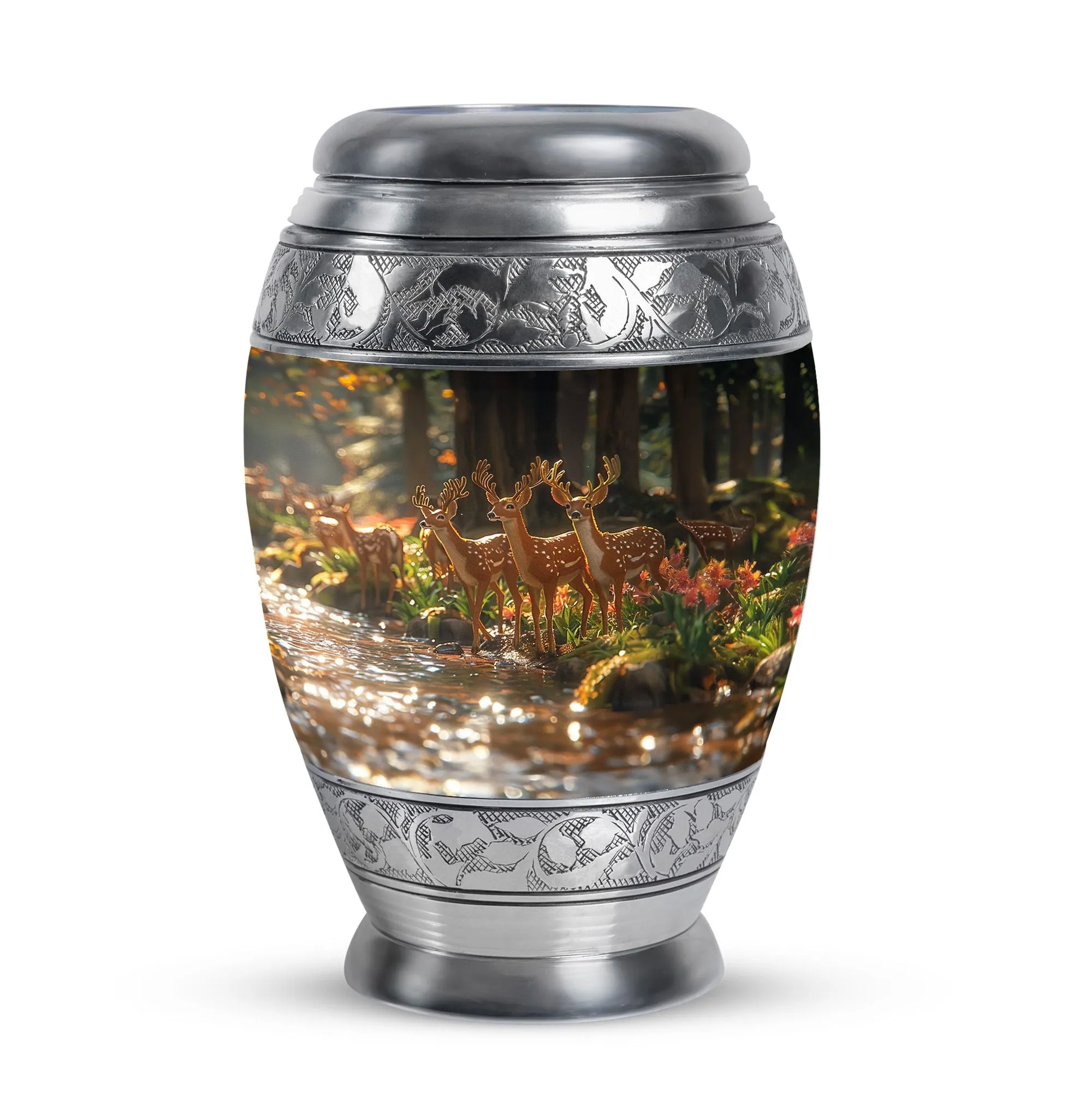 Deer Cremation Urn For Ashes - Beautiful Urns For Adult Human Ashes