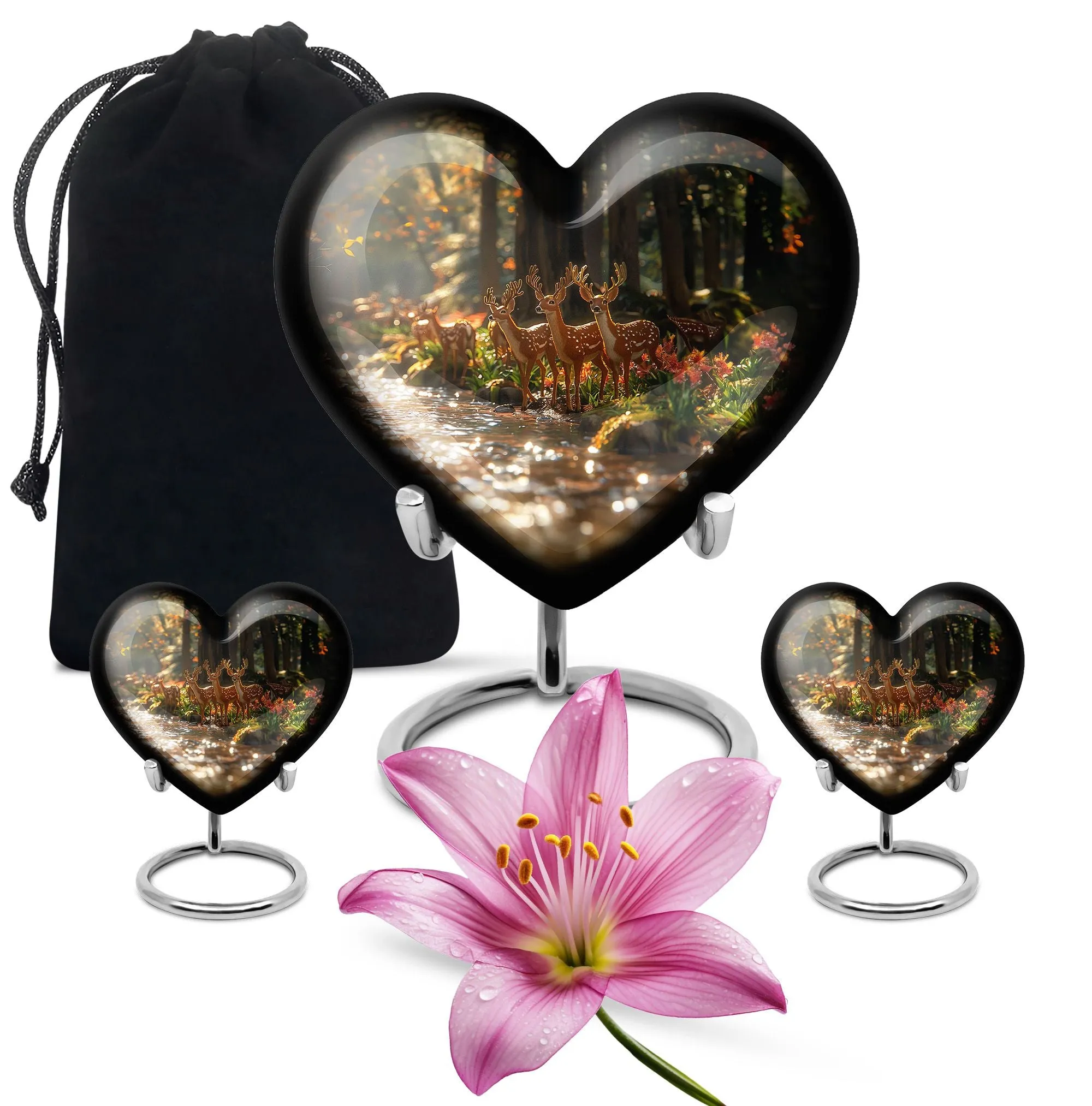 Deer Cremation Urn For Ashes - Beautiful Urns For Adult Human Ashes