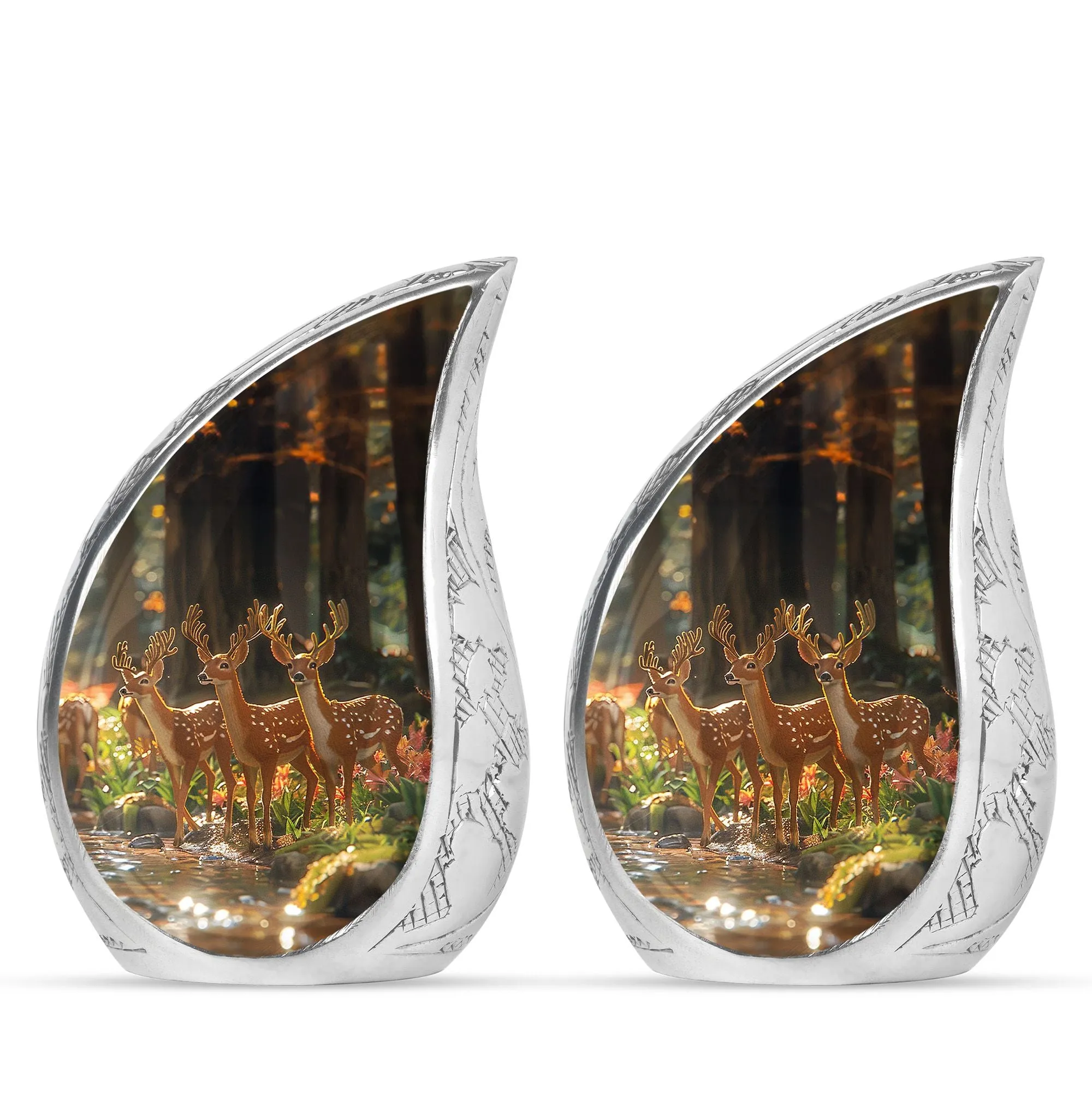 Deer Cremation Urn For Ashes - Beautiful Urns For Adult Human Ashes