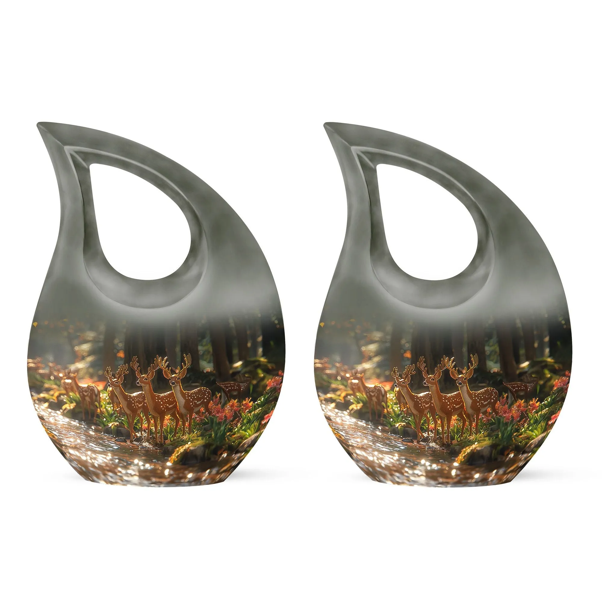 Deer Cremation Urn For Ashes - Beautiful Urns For Adult Human Ashes