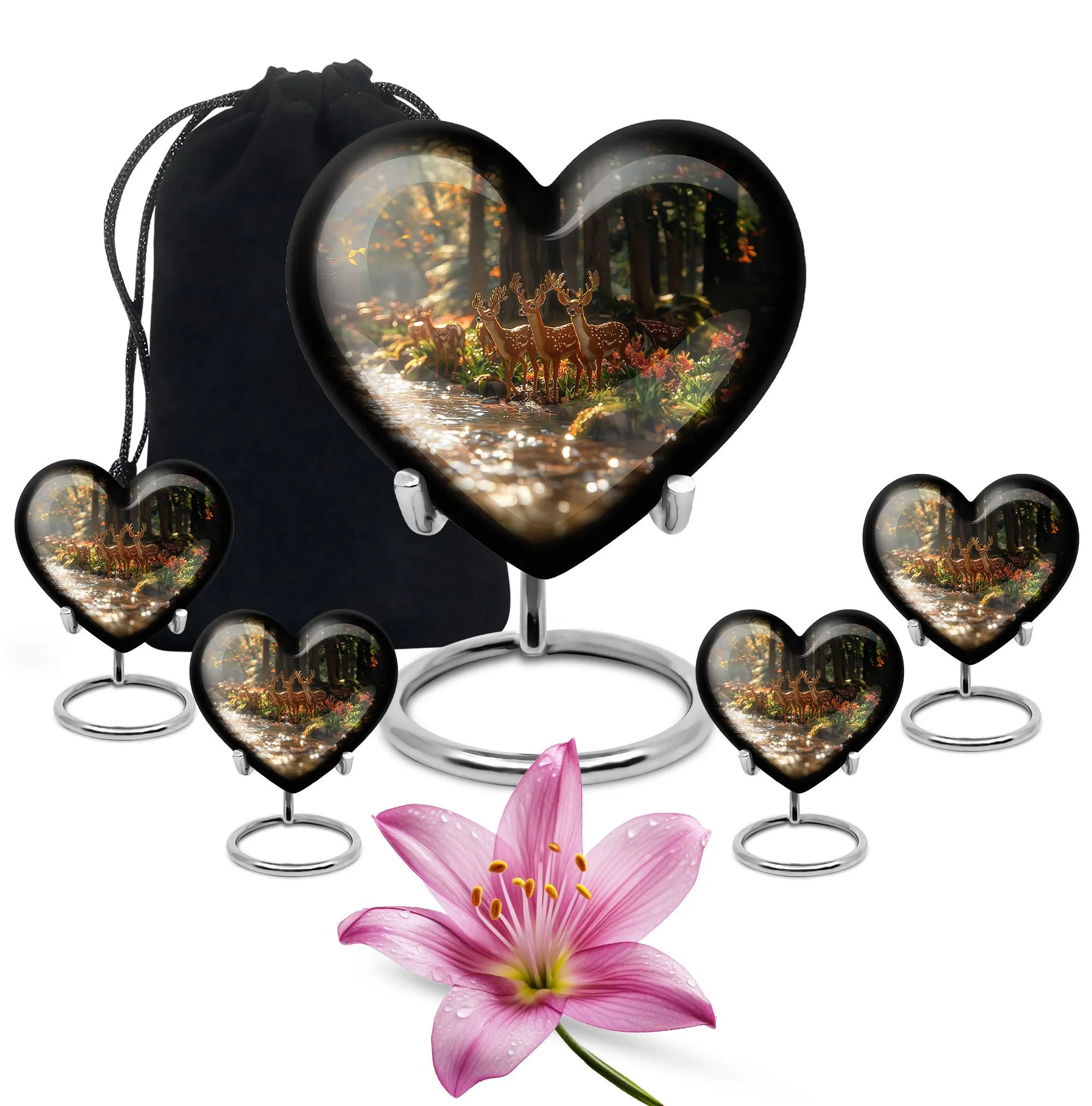 Deer Cremation Urn For Ashes - Beautiful Urns For Adult Human Ashes