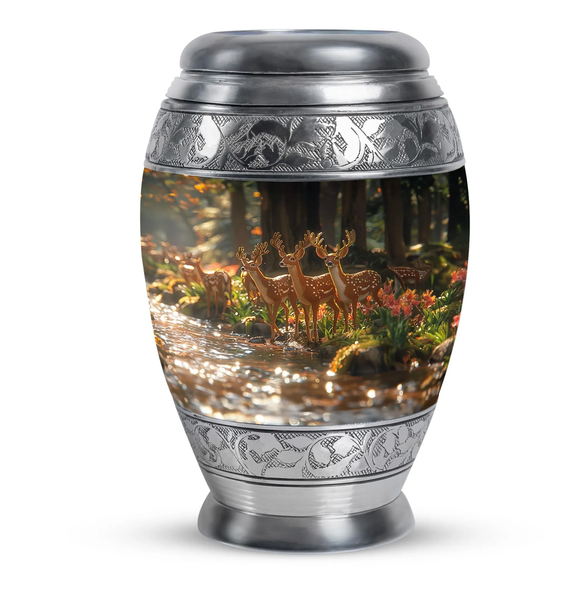Deer Cremation Urn For Ashes - Beautiful Urns For Adult Human Ashes
