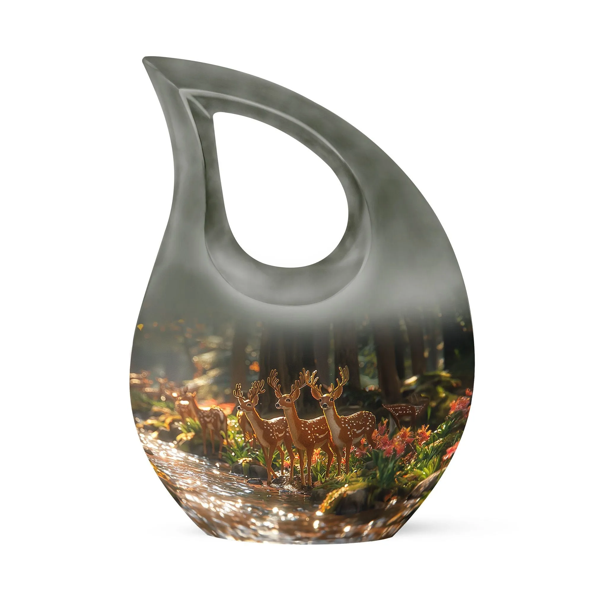 Deer Cremation Urn For Ashes - Beautiful Urns For Adult Human Ashes