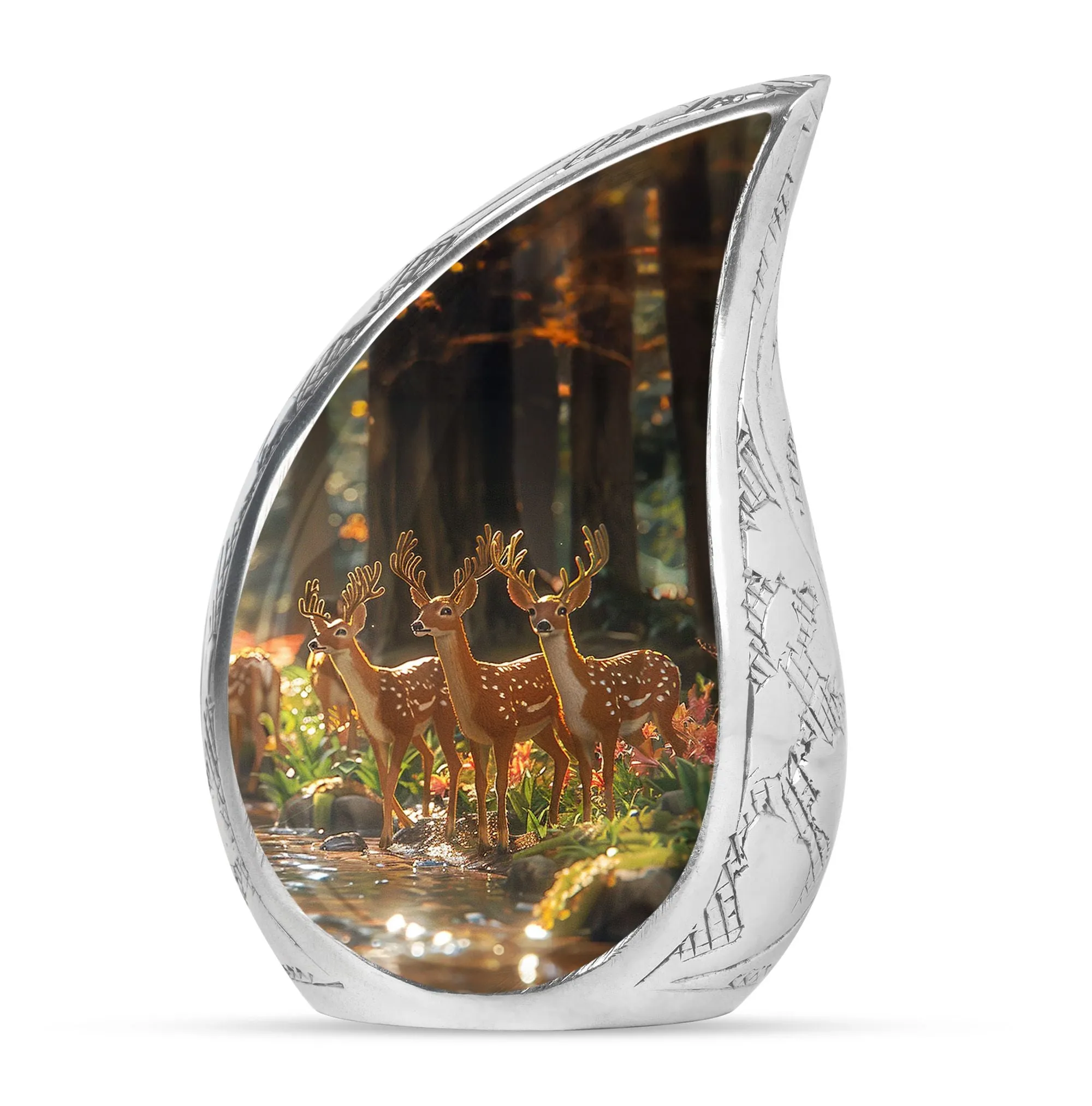 Deer Cremation Urn For Ashes - Beautiful Urns For Adult Human Ashes