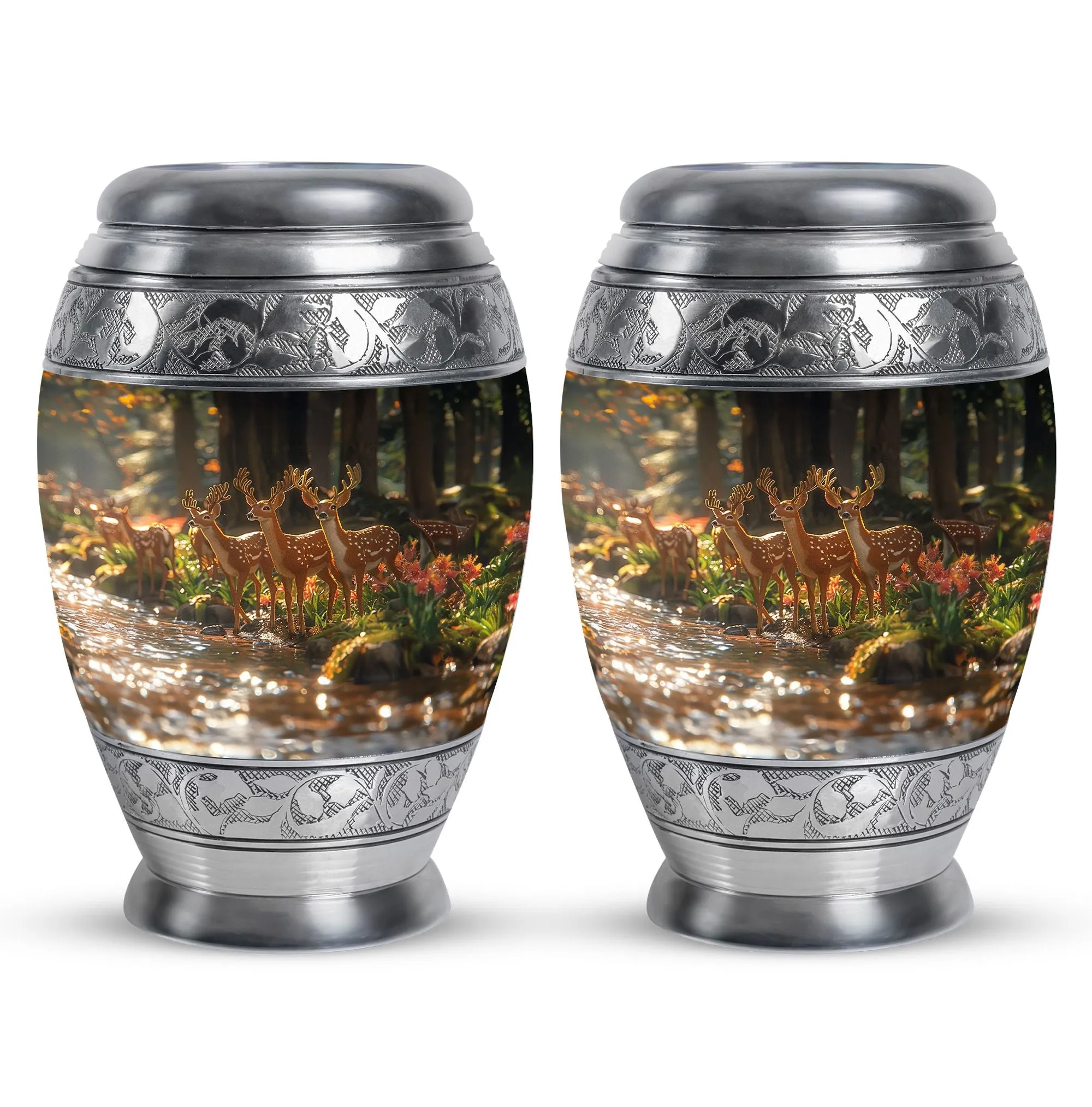 Deer Cremation Urn For Ashes - Beautiful Urns For Adult Human Ashes