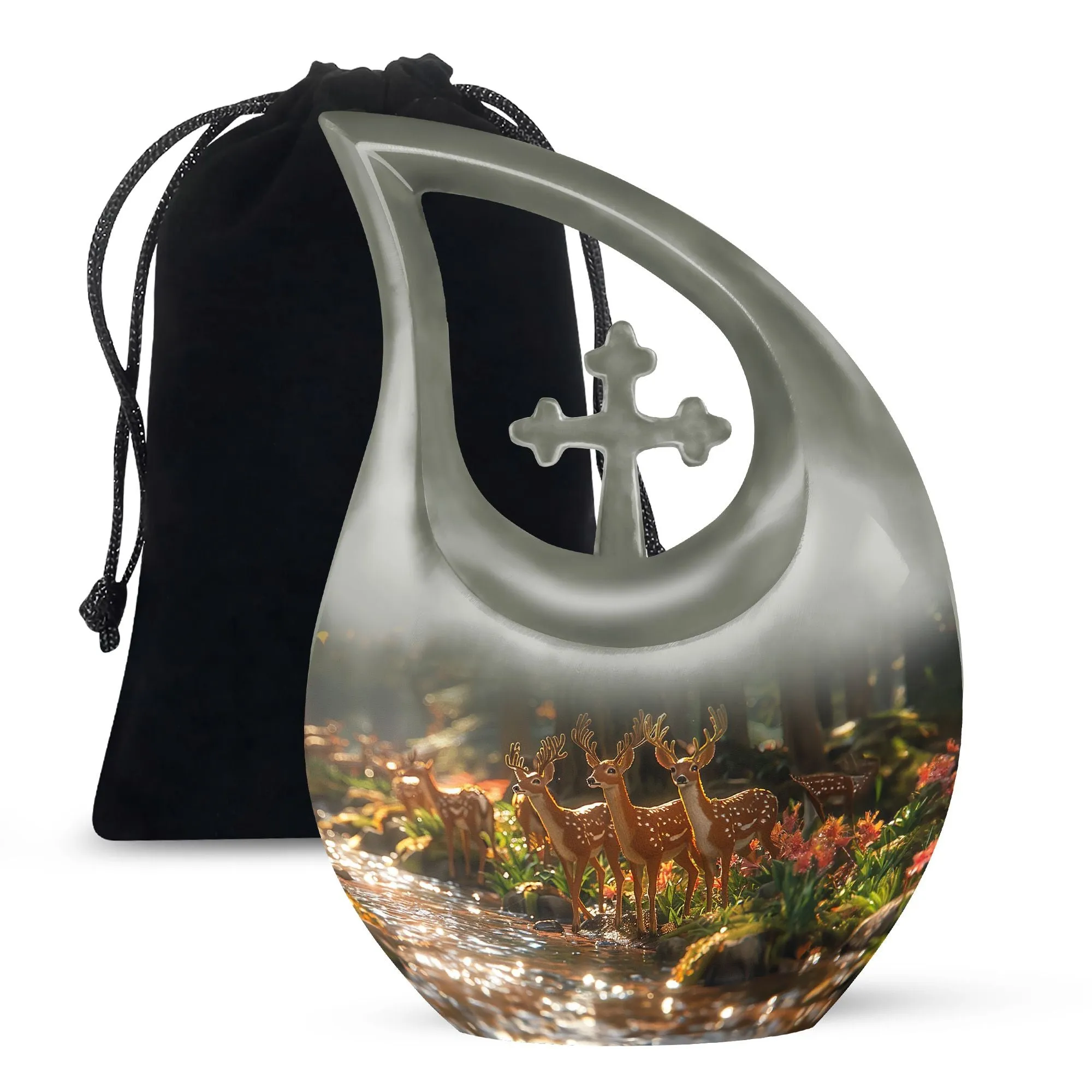 Deer Cremation Urn For Ashes - Beautiful Urns For Adult Human Ashes