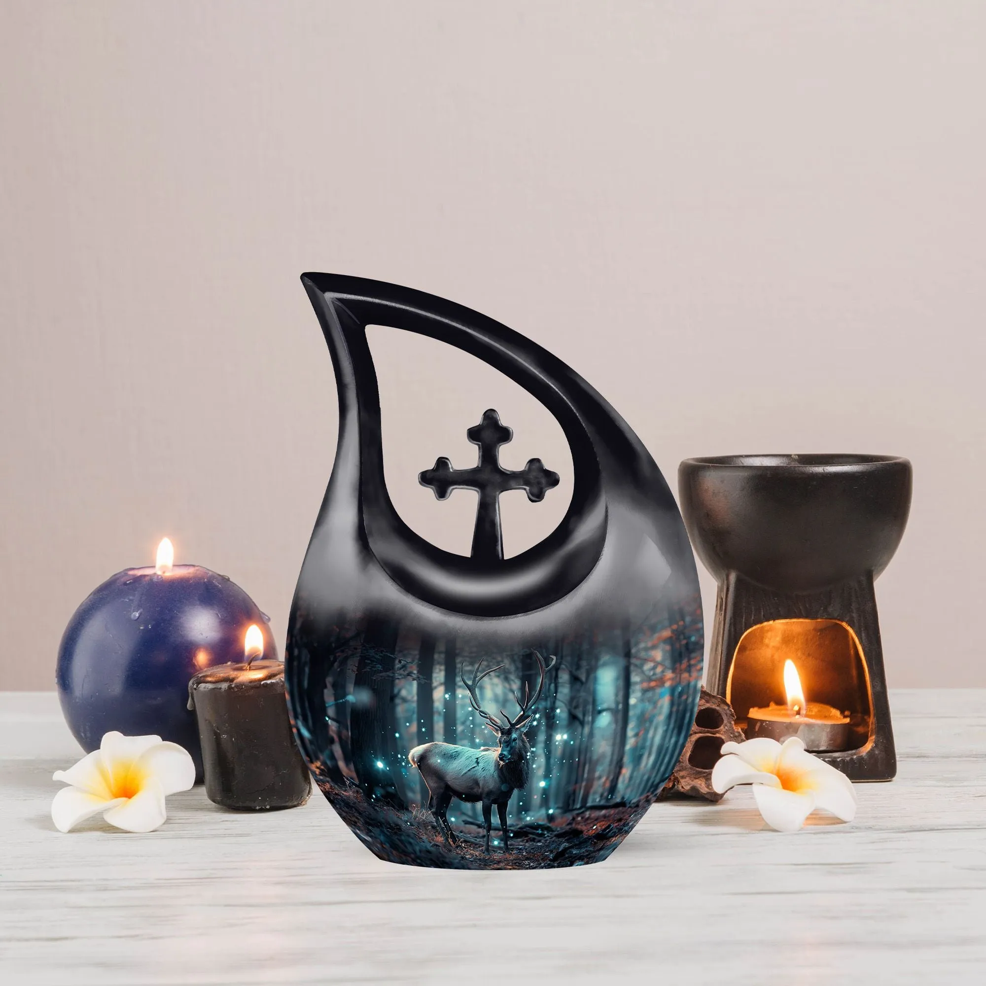 Deer Cremation Urn- Personalized Container For Human Ashes