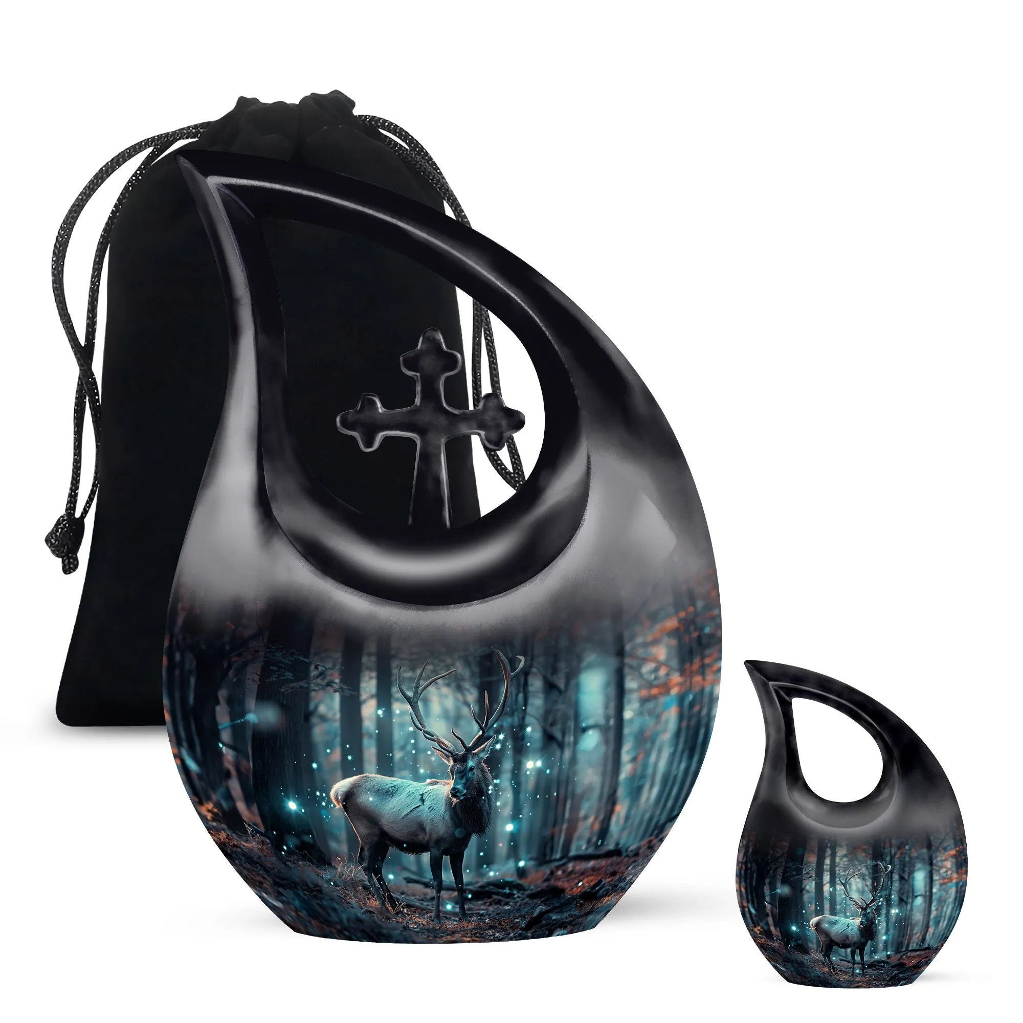 Deer Cremation Urn- Personalized Container For Human Ashes
