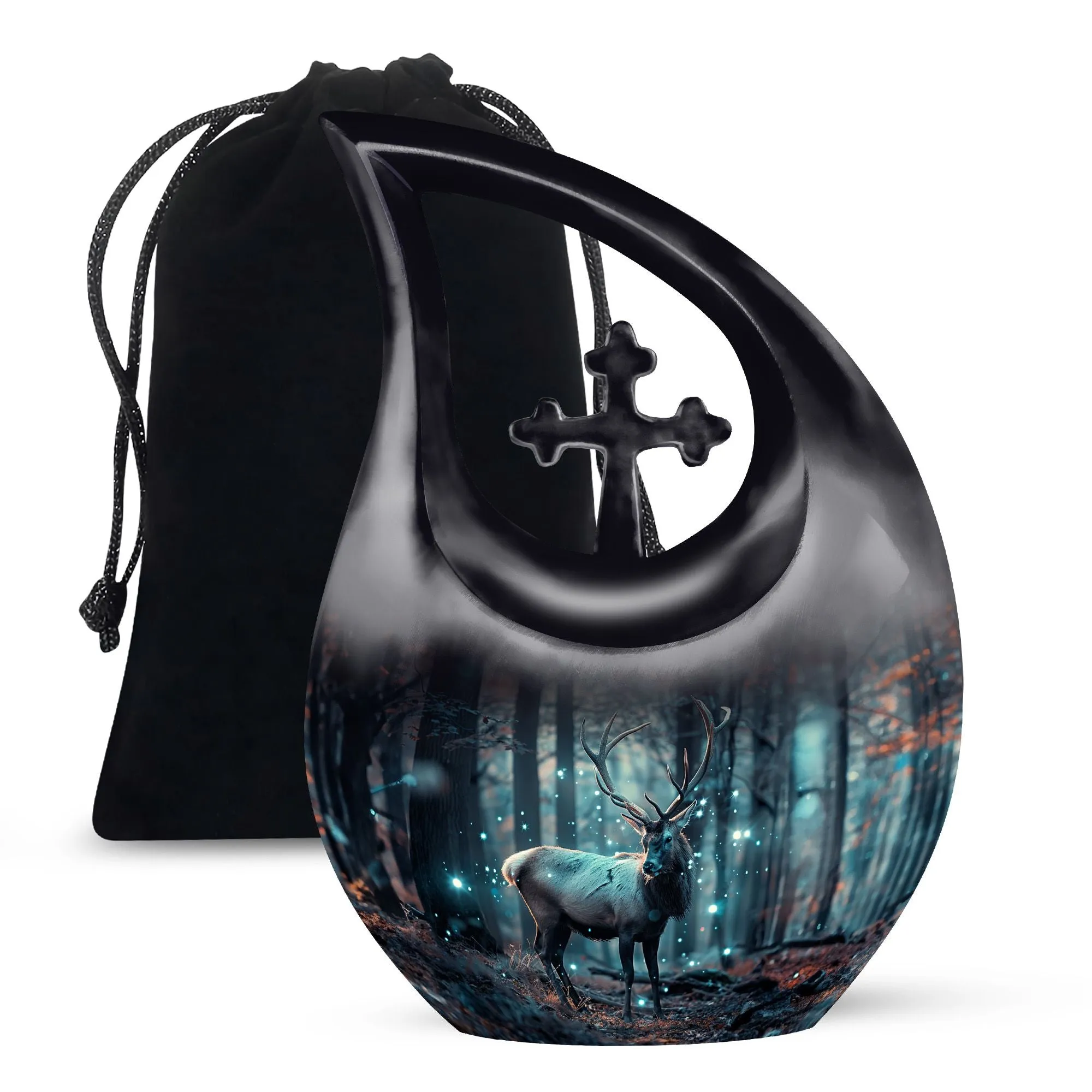 Deer Cremation Urn- Personalized Container For Human Ashes