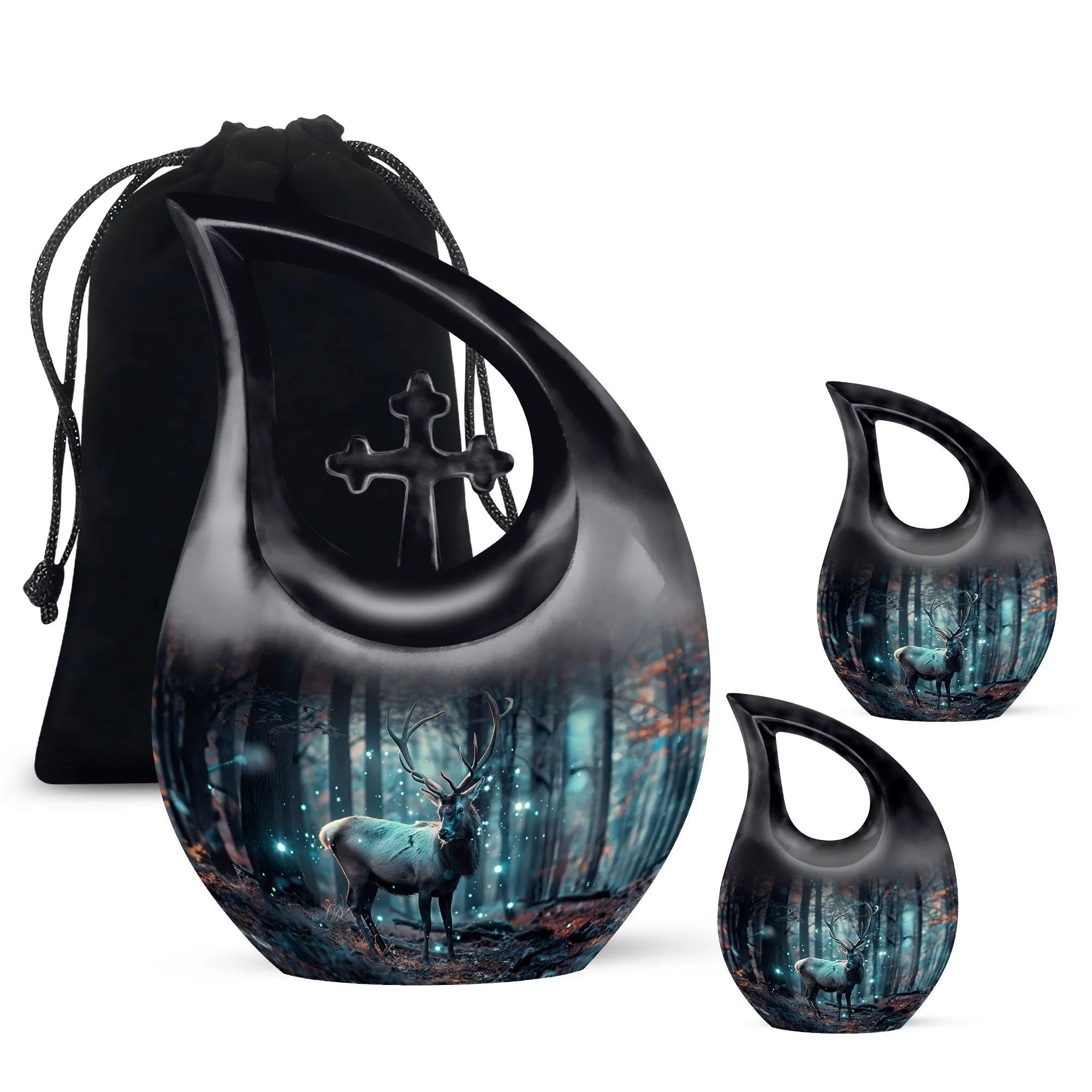 Deer Cremation Urn- Personalized Container For Human Ashes