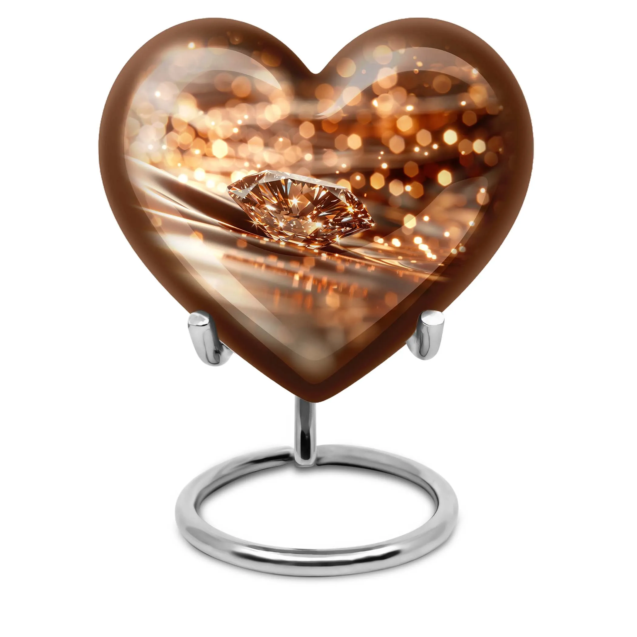 Diamond Cremation Urn - Forever Memorial for Adults