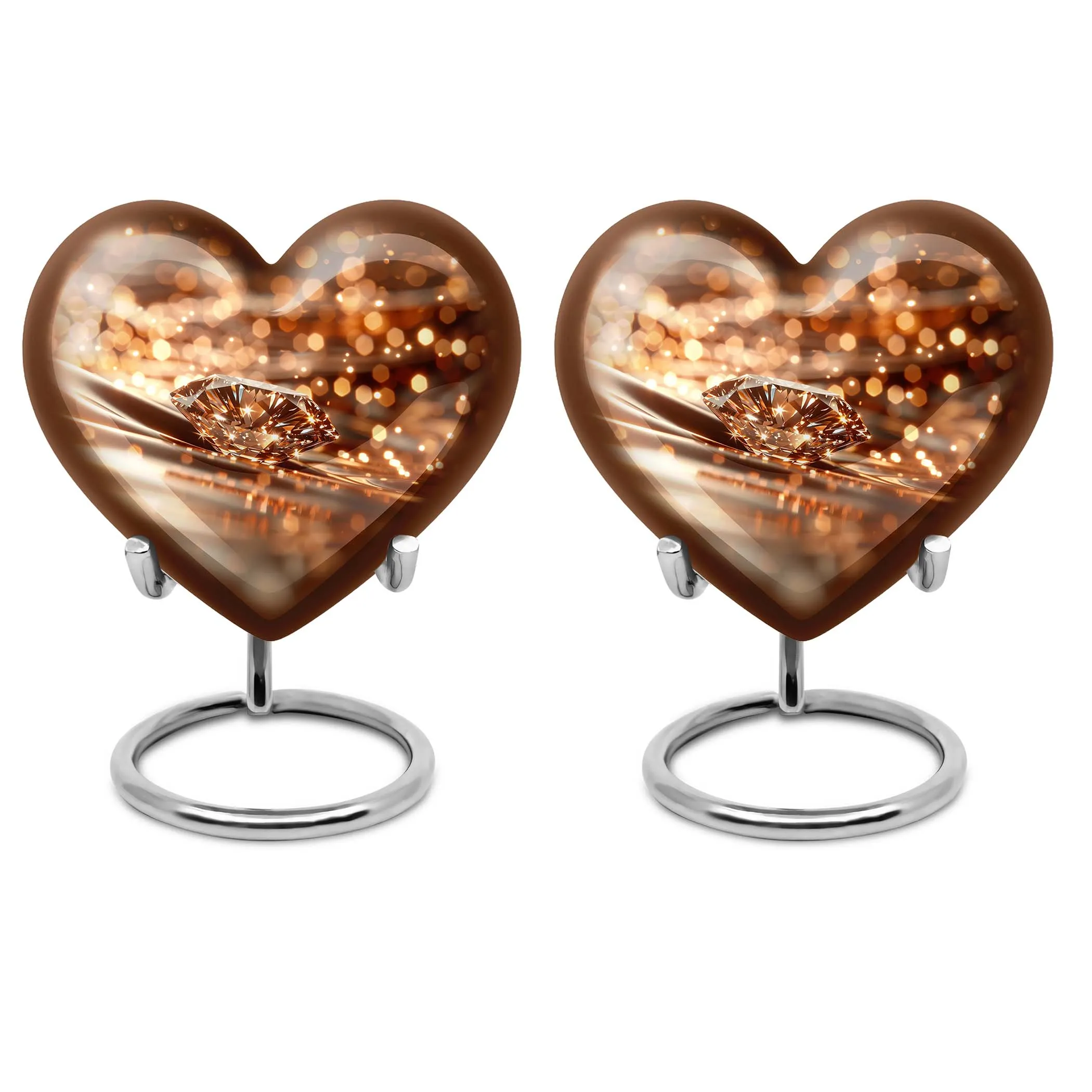 Diamond Cremation Urn - Forever Memorial for Adults
