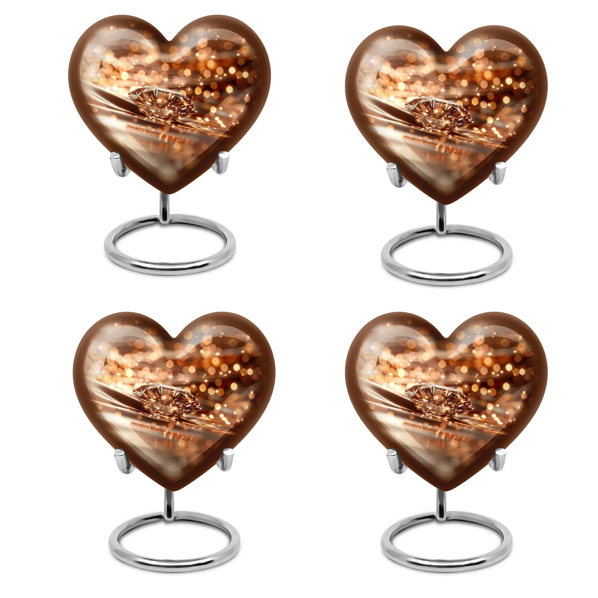 Diamond Cremation Urn - Forever Memorial for Adults