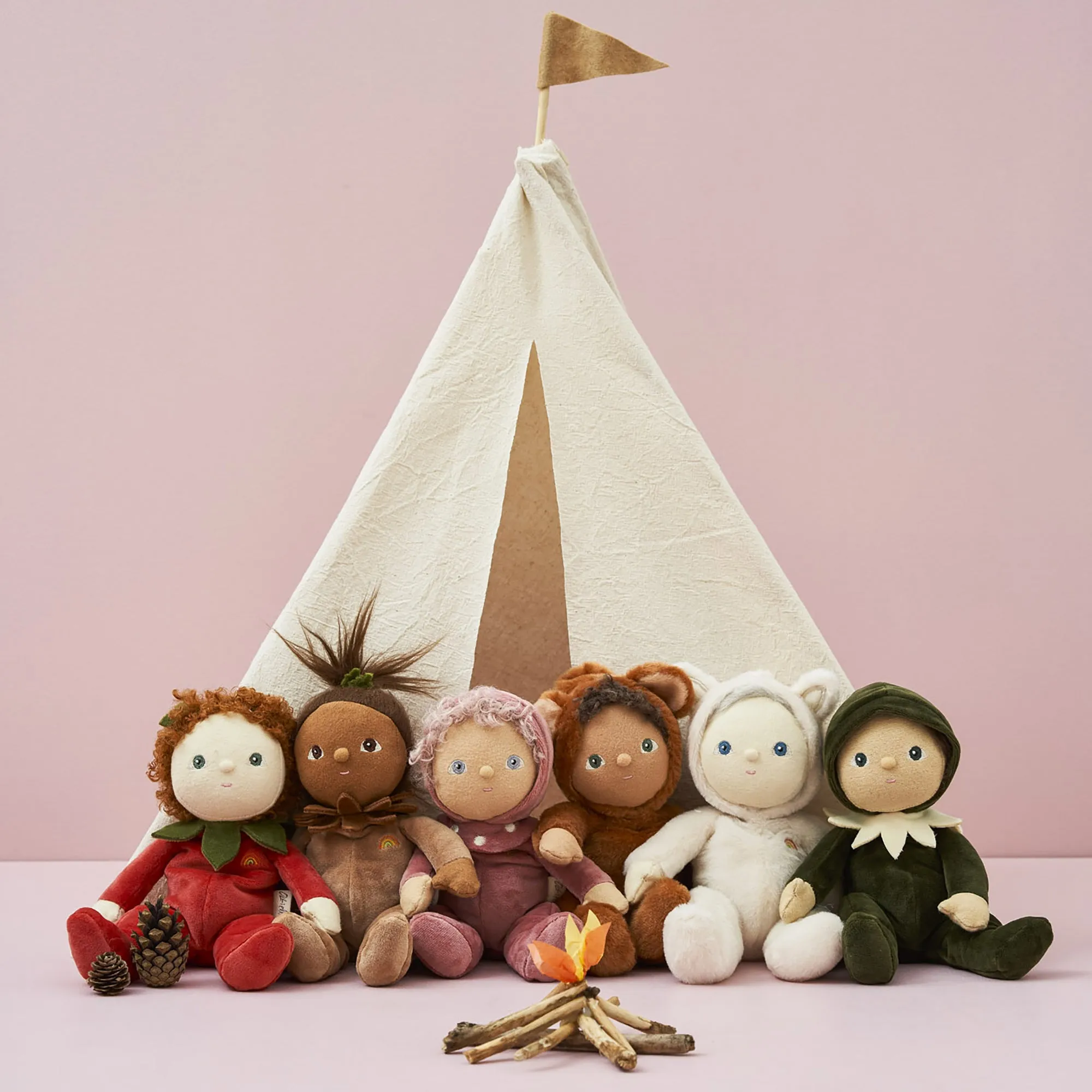 Dinky Dinkums Forest Friends - Polly Poinsettia