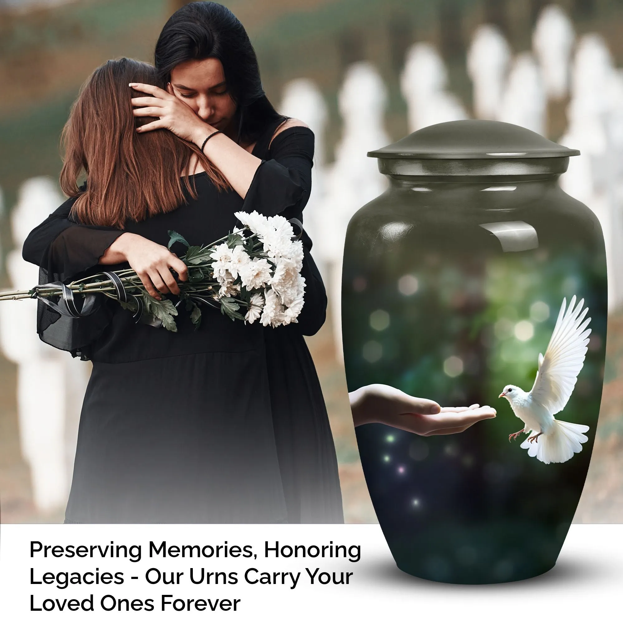 Dove Memorial Cremation Urns For Human Ashes