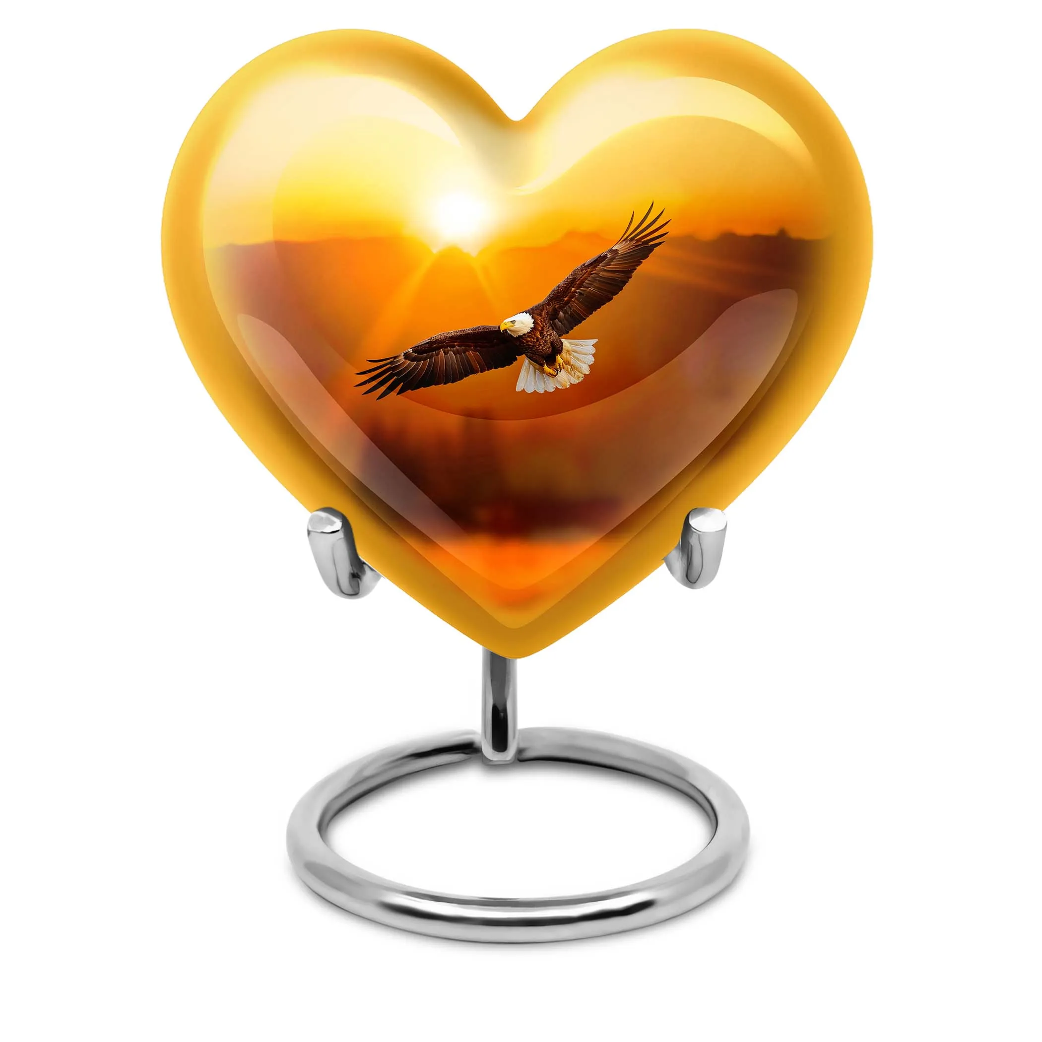 EAGLE Tribute - Heartfelt Memorial Medium Cremation Urn
