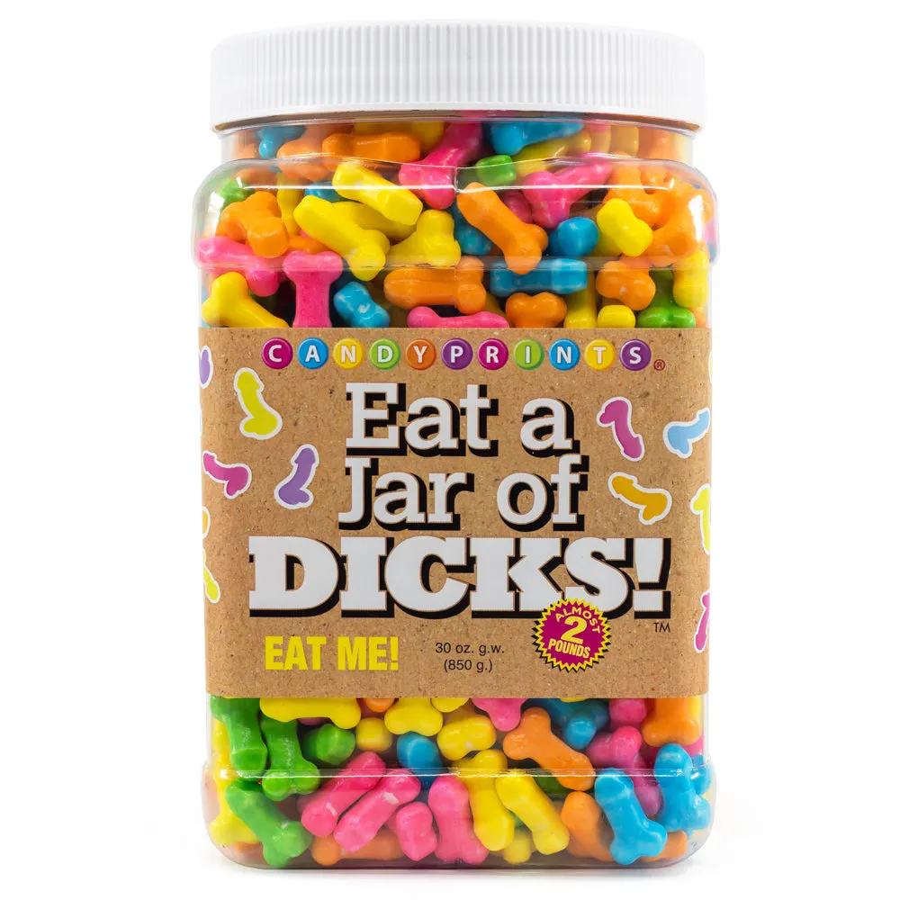 Eat A Jar of Dicks Penis-Shaped Candy