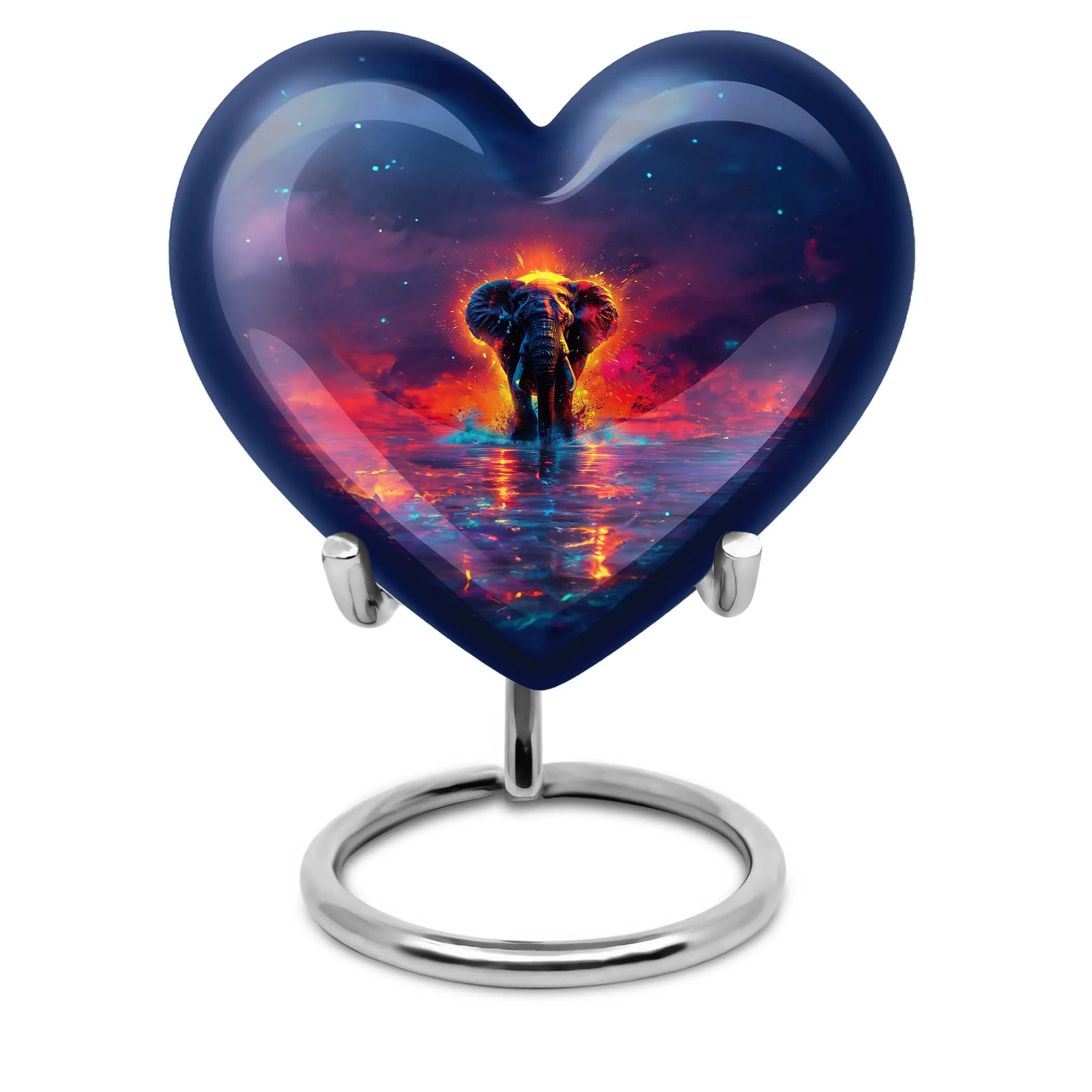 Elephant Memorial Men's Tribute - A Cremation Urn Like No Other