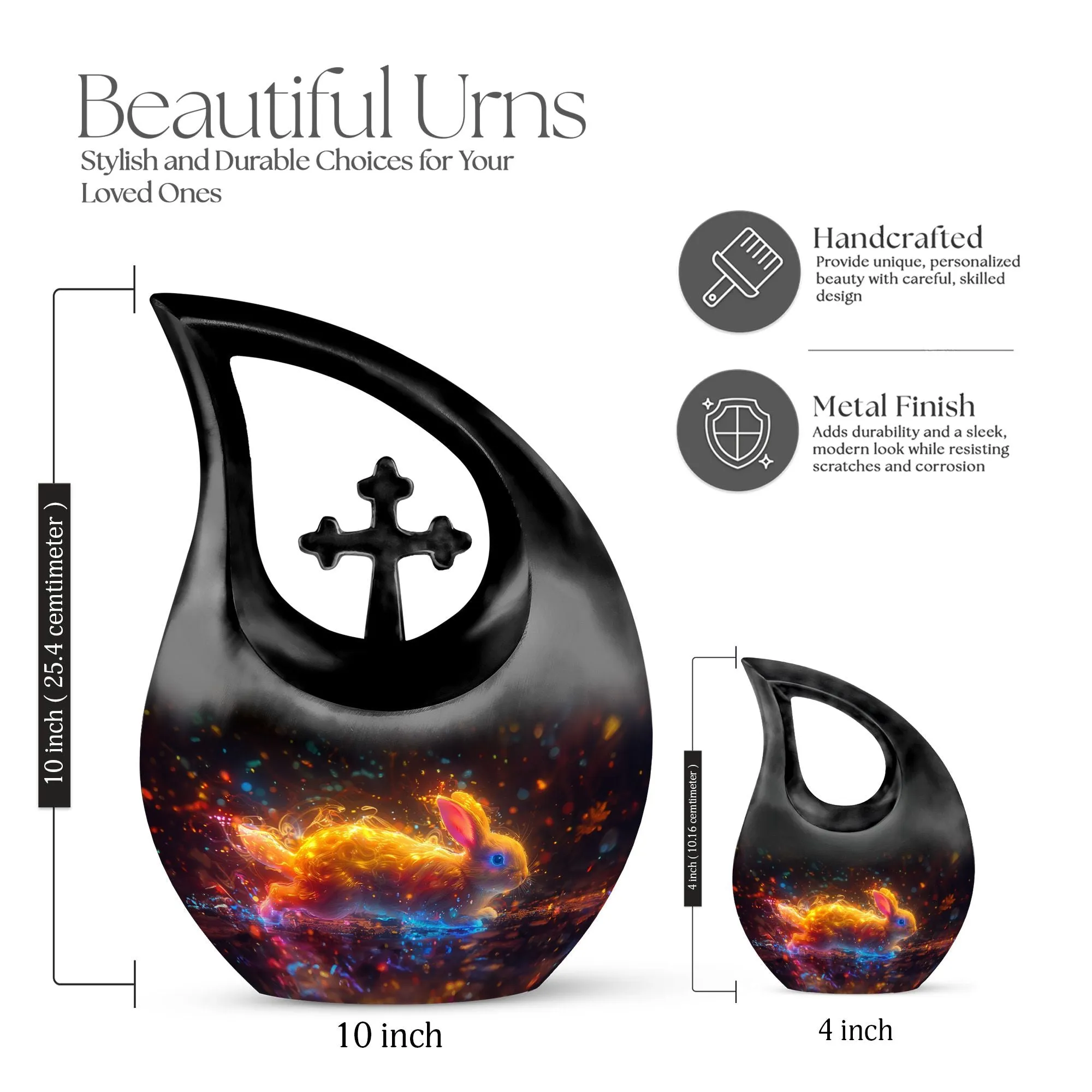 Enchanted Neon Wilderness Urn Distinctive Memorial Reward