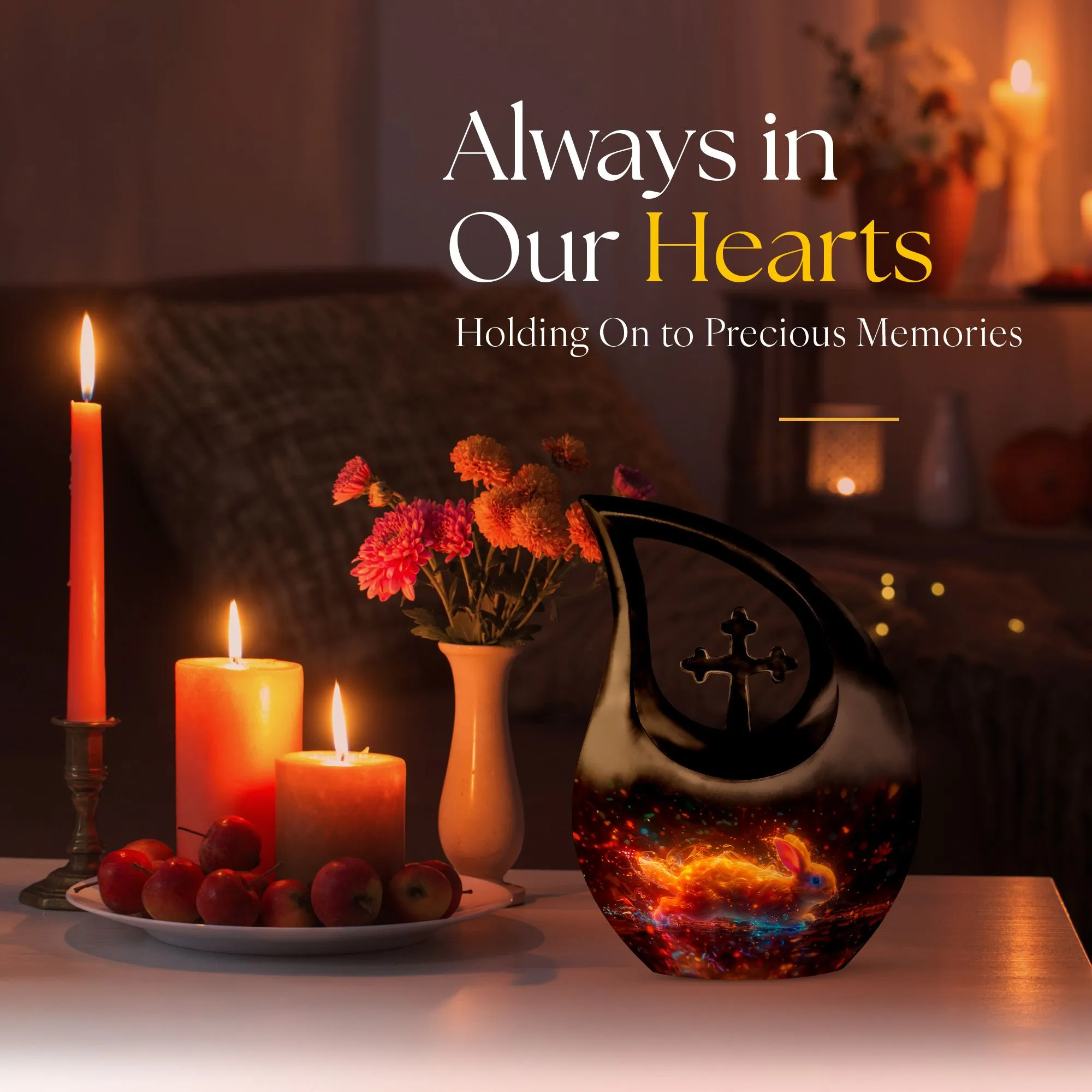 Enchanted Neon Wilderness Urn Distinctive Memorial Reward