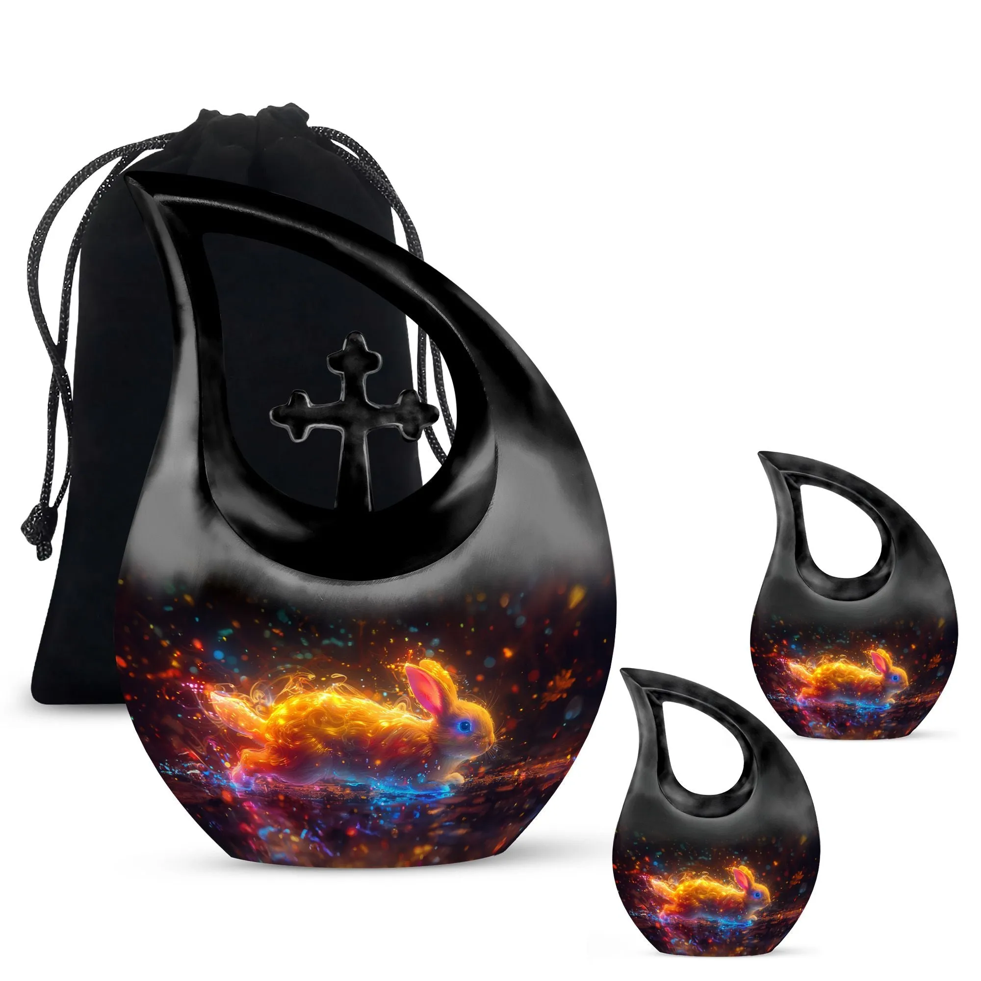 Enchanted Neon Wilderness Urn Distinctive Memorial Reward