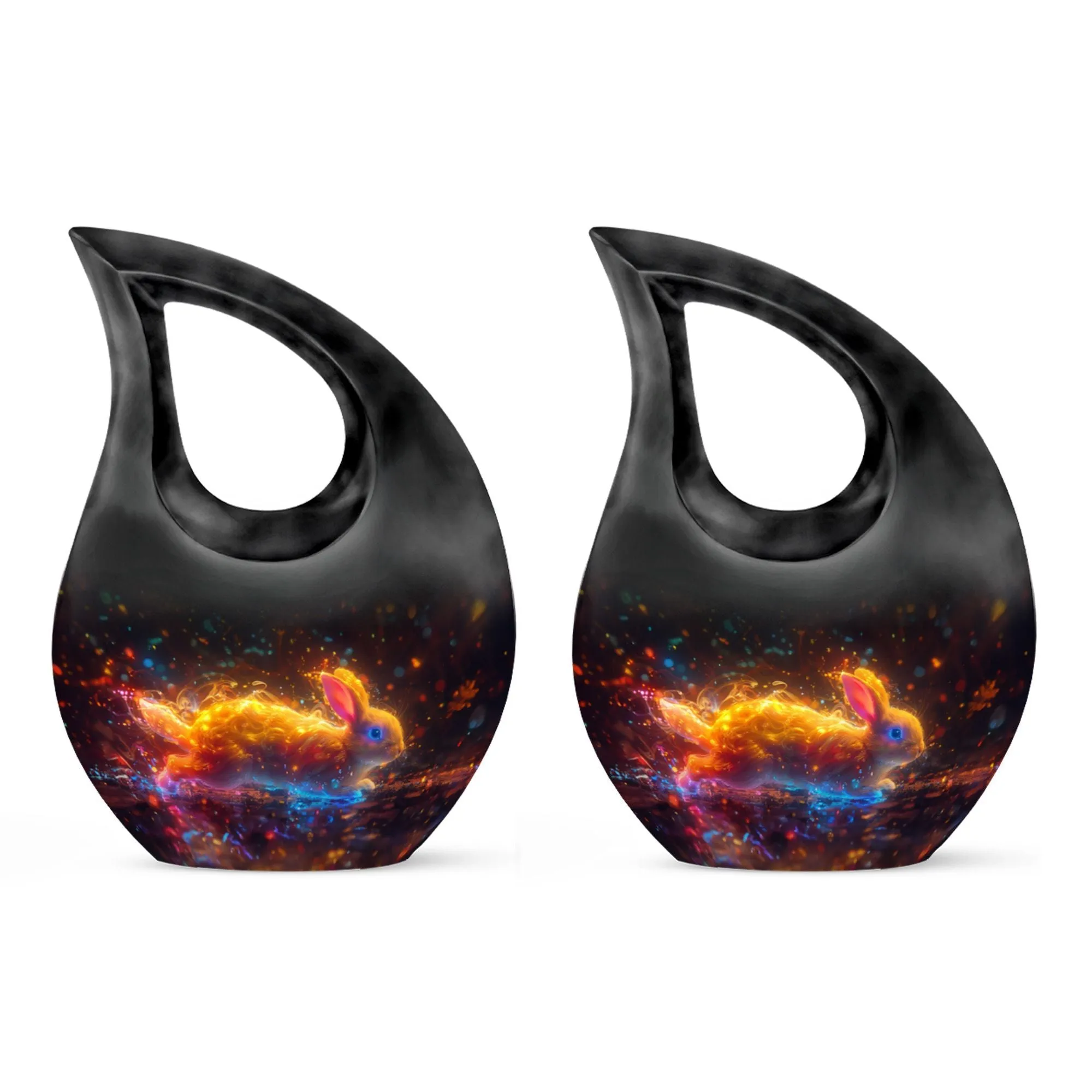 Enchanted Neon Wilderness Urn Distinctive Memorial Reward
