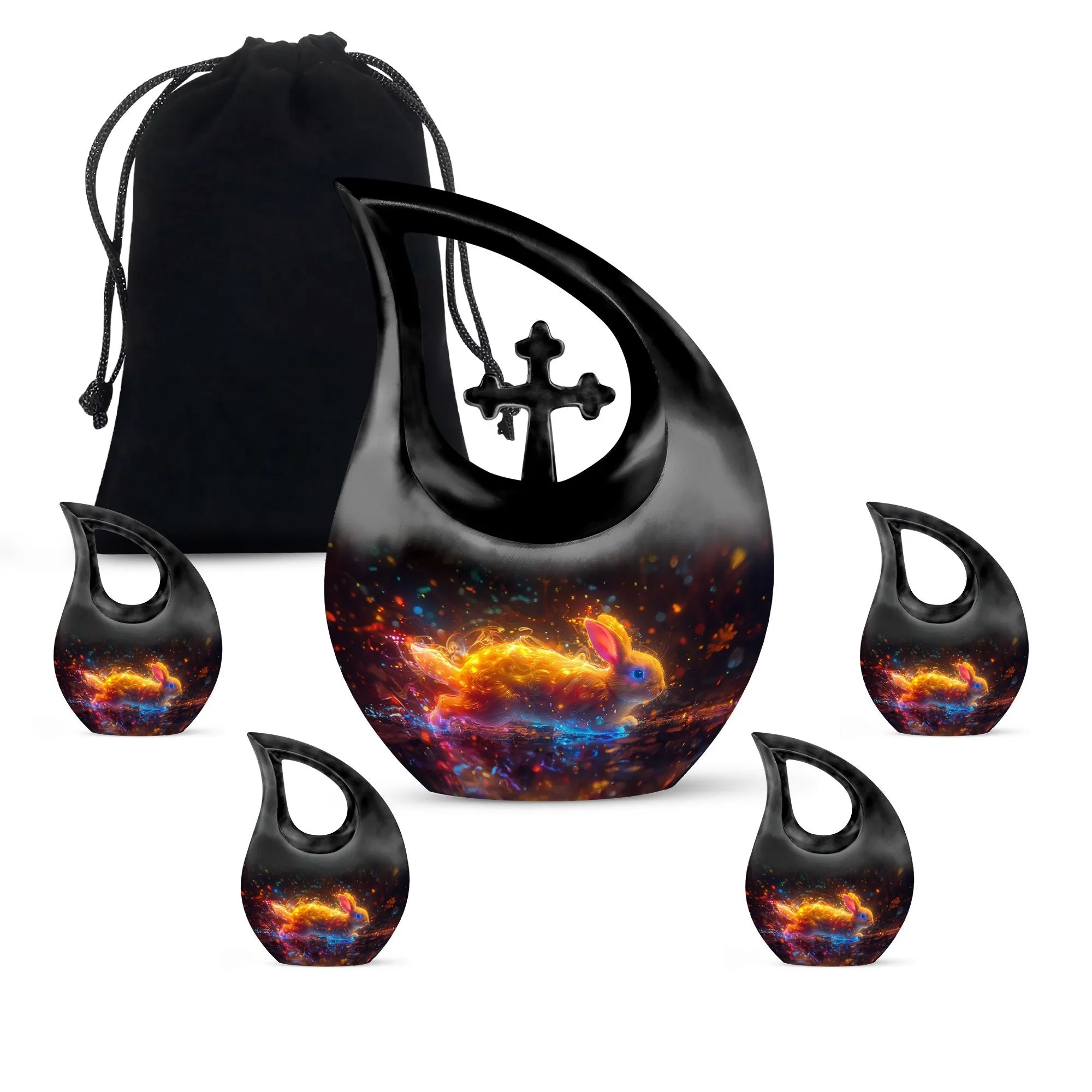Enchanted Neon Wilderness Urn Distinctive Memorial Reward