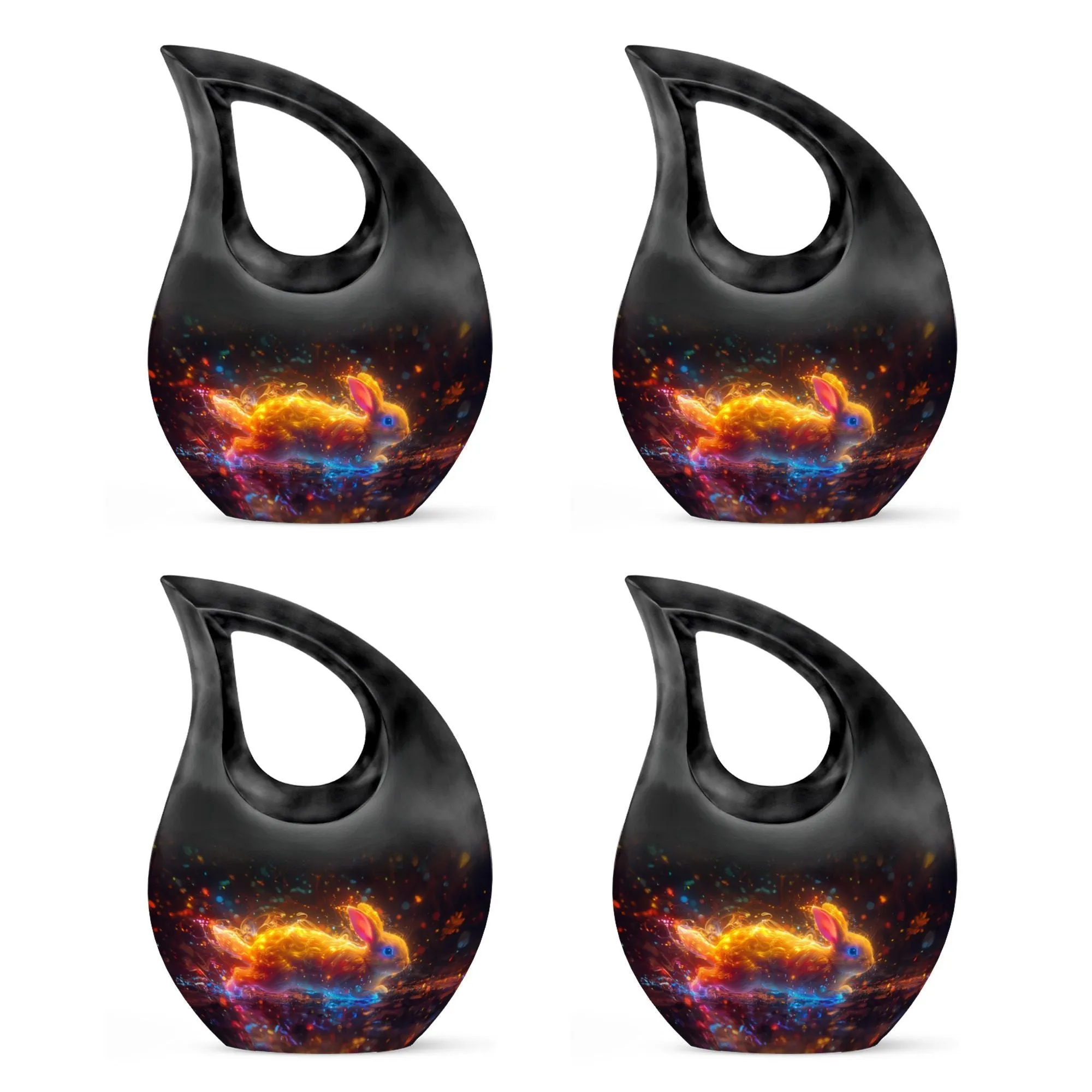 Enchanted Neon Wilderness Urn Distinctive Memorial Reward