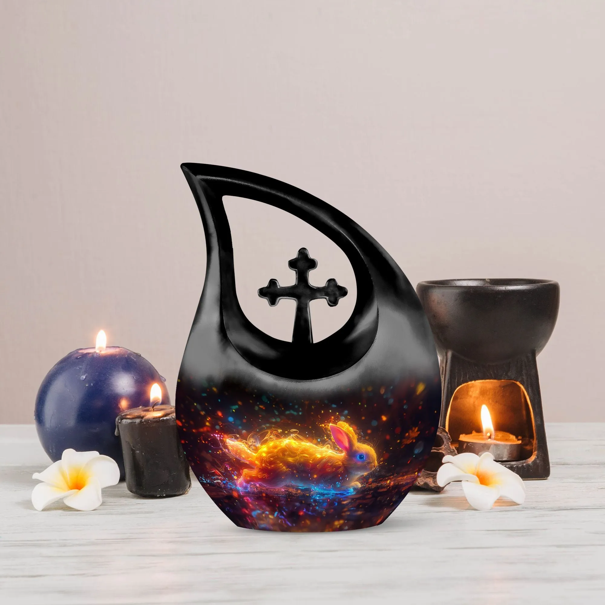 Enchanted Neon Wilderness Urn Distinctive Memorial Reward