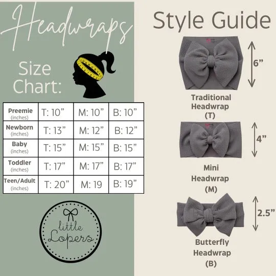 Fall Faux Embroidered Headwrap