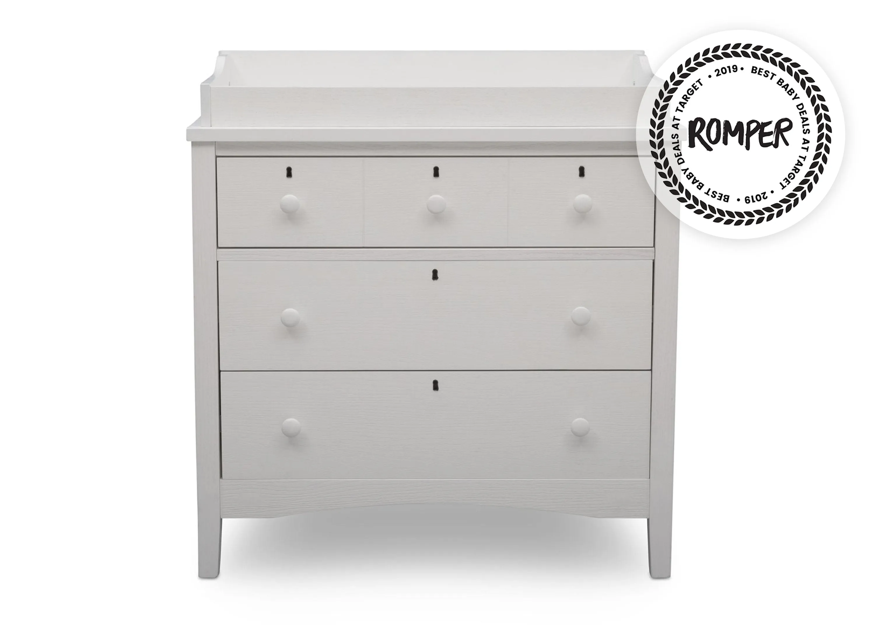 Farmhouse 3 Drawer Dresser with Changing Top
