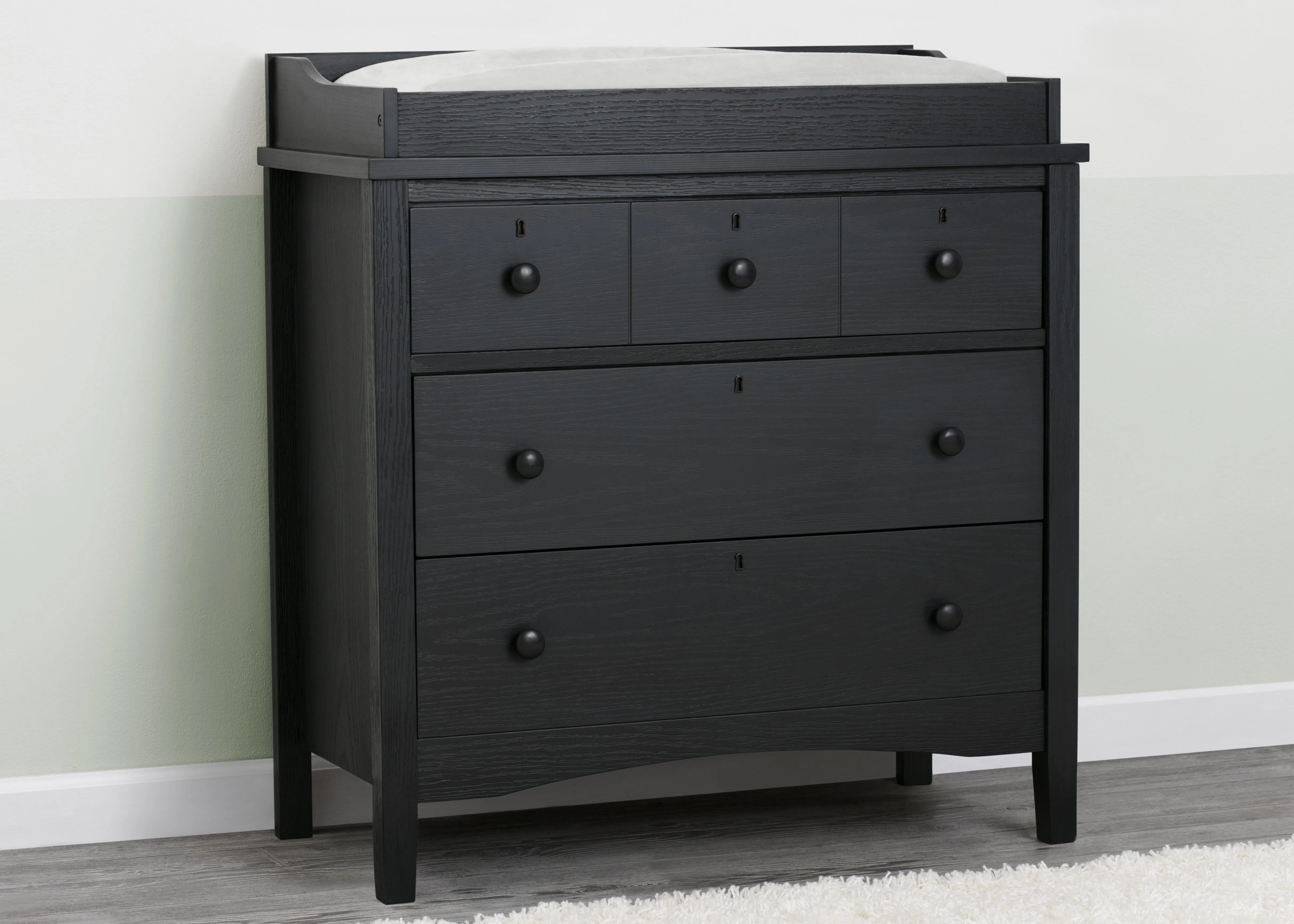 Farmhouse 3 Drawer Dresser with Changing Top