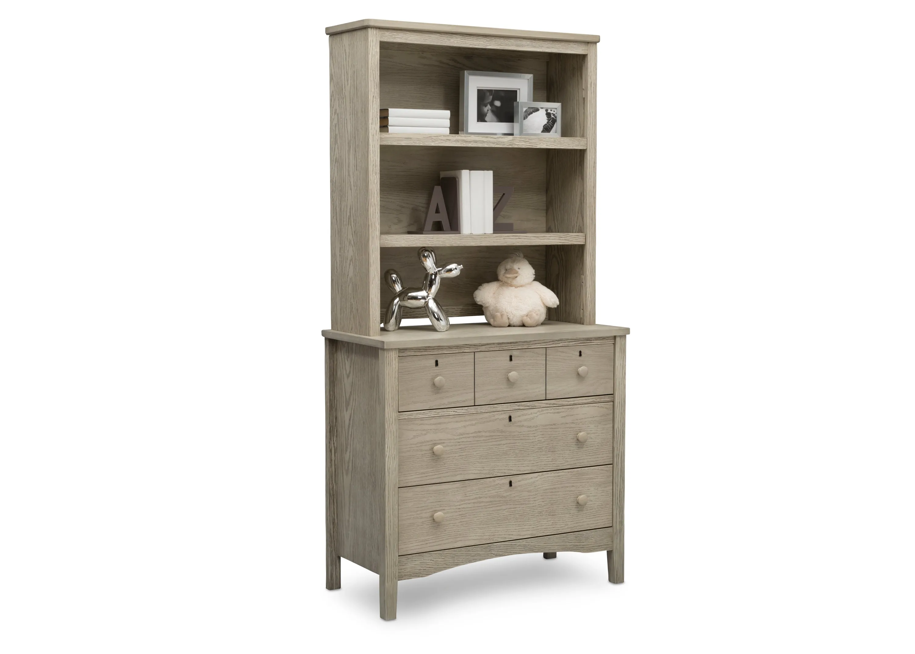 Farmhouse 3 Drawer Dresser with Changing Top