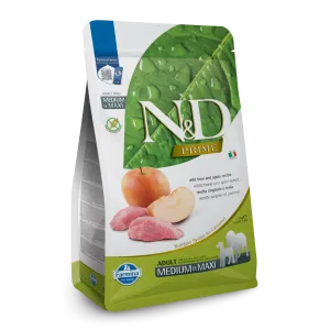 Farmina N&D Prime Grain Free Wild Boar & Apple Medium & Maxi Adult Dry Dog Food