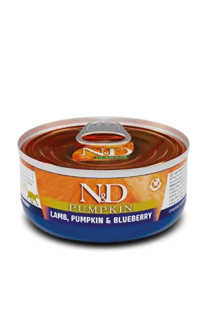 Farmina N&D Pumpkin Grain Free Lamb, Blueberry & Pumpkin Adult Canned Cat Food