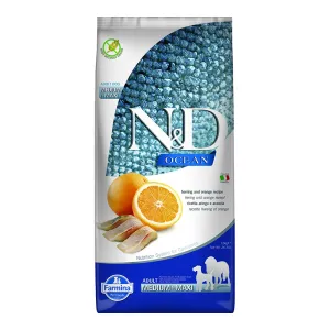 Farmina Pet Foods Medium Adult Grain Free Fish & Orange Formula Dry Dog Food