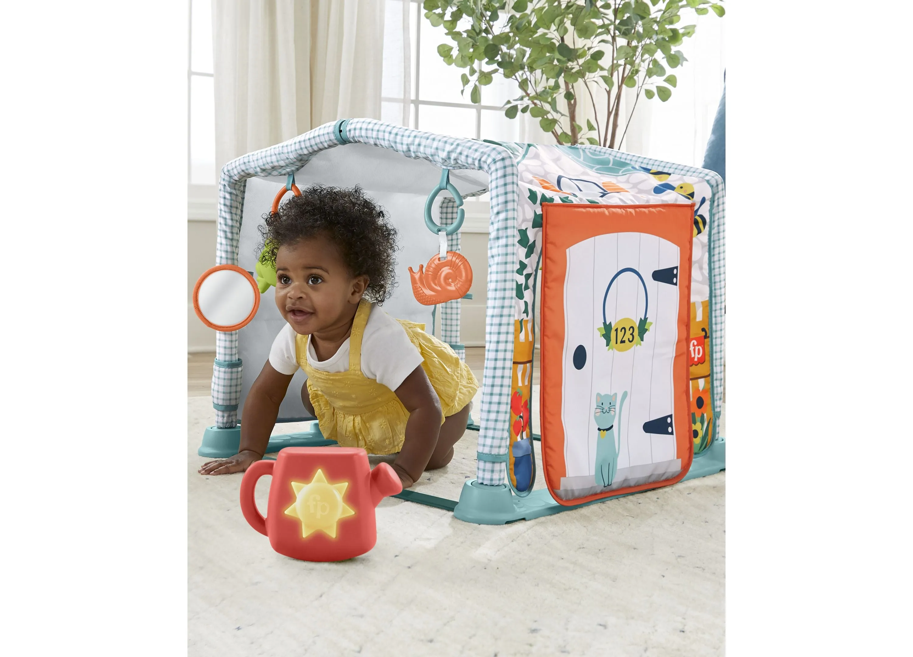 Fisher-Price 3-in-1 Crawl & Play Activity Gym Cottage Theme