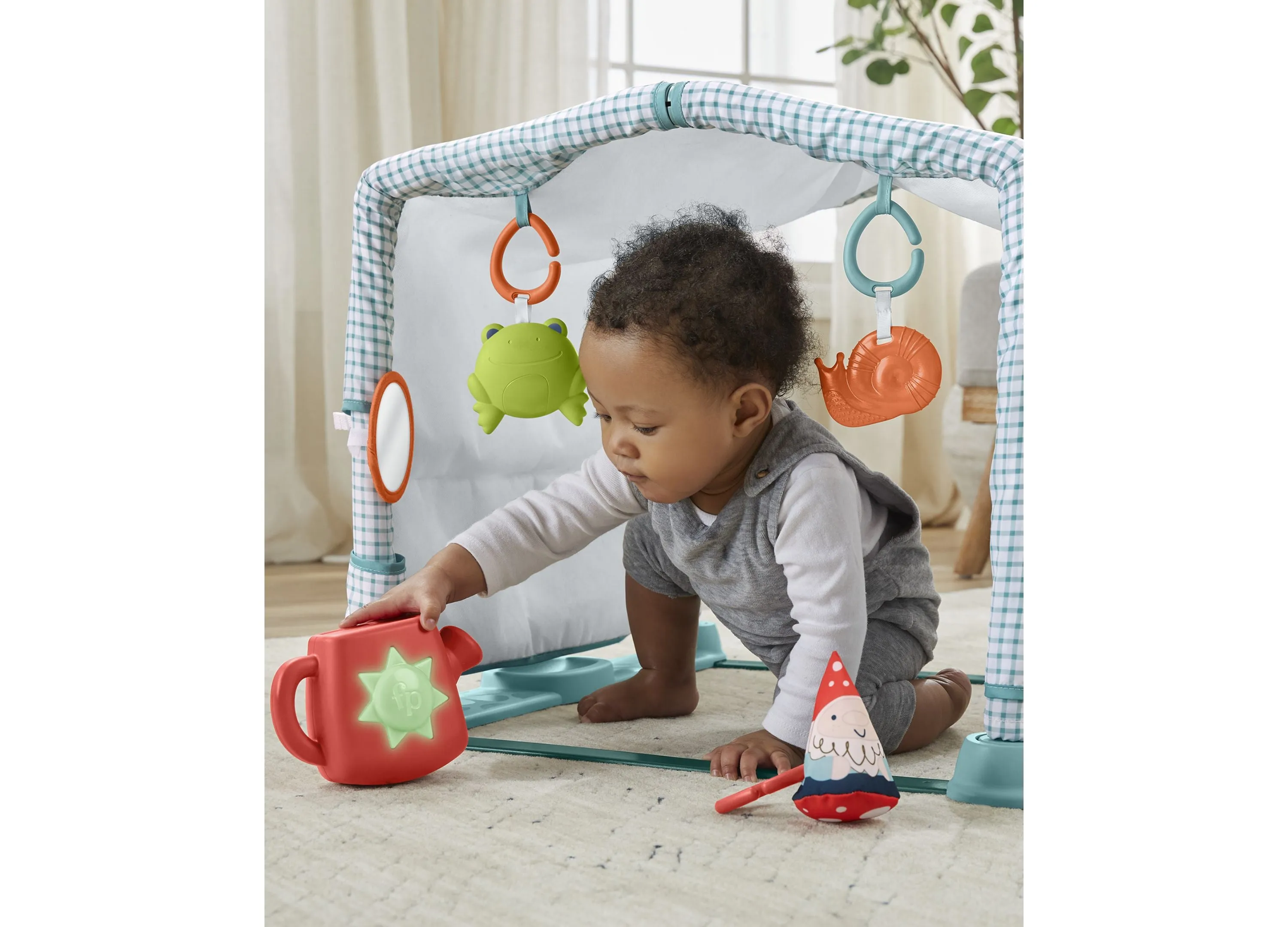 Fisher-Price 3-in-1 Crawl & Play Activity Gym Cottage Theme
