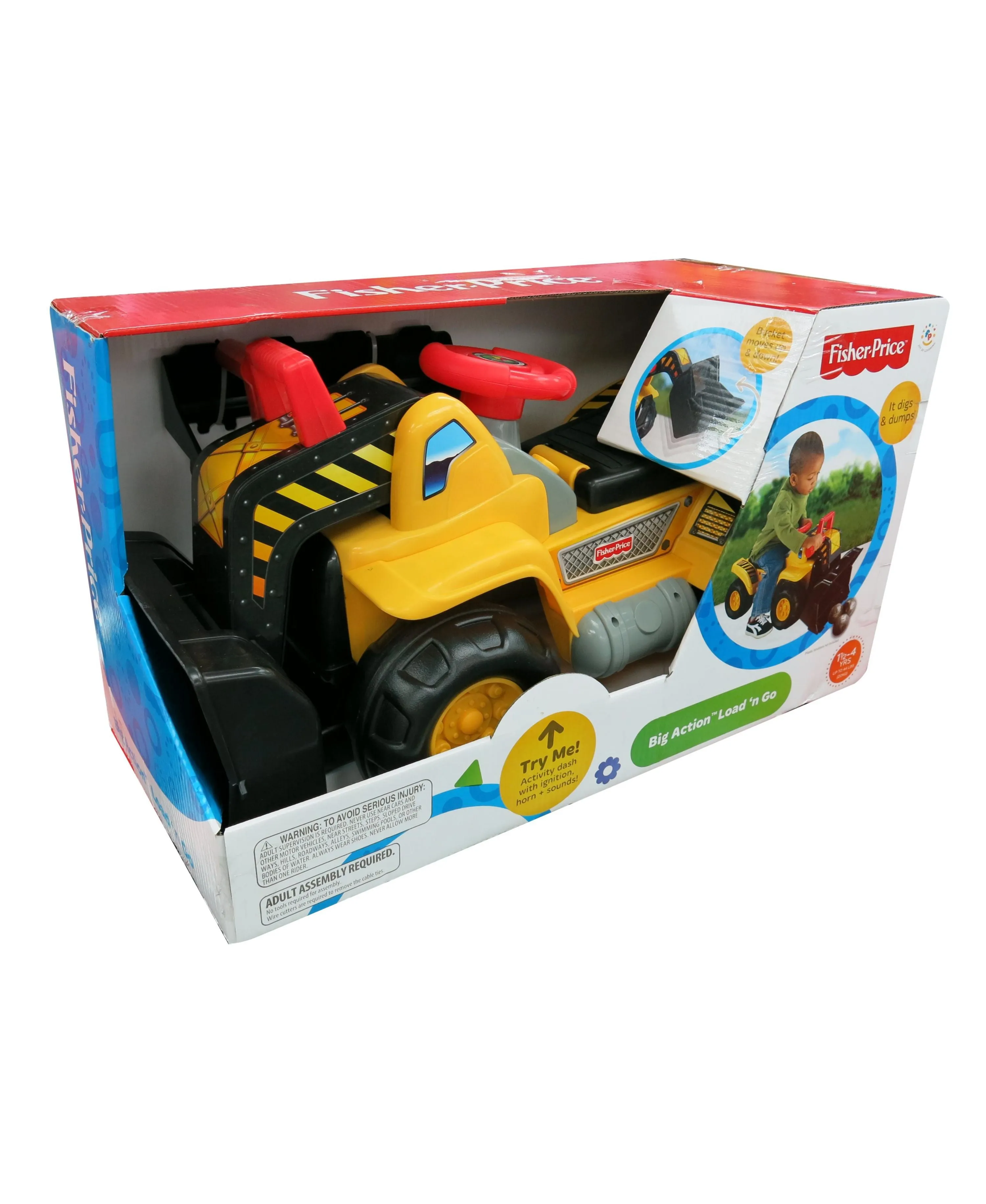 Fisher Price Load N Go Ride On - Construction Adventure