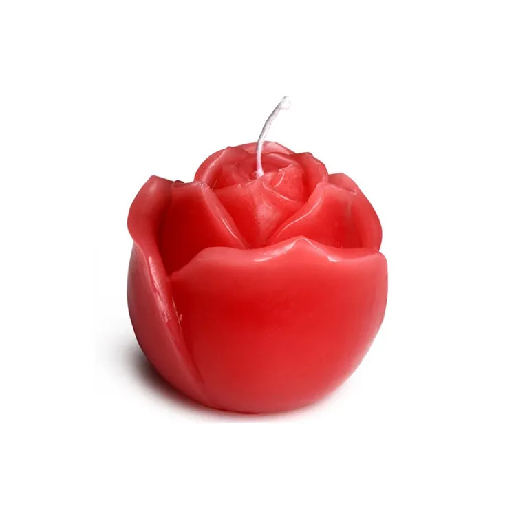 Flaming Rose Drip Candle