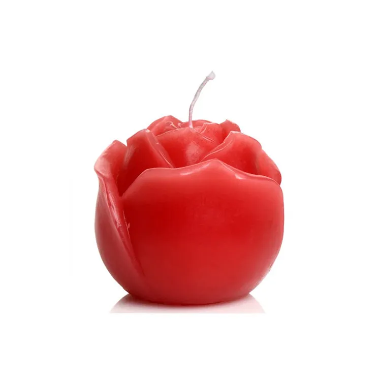 Flaming Rose Drip Candle