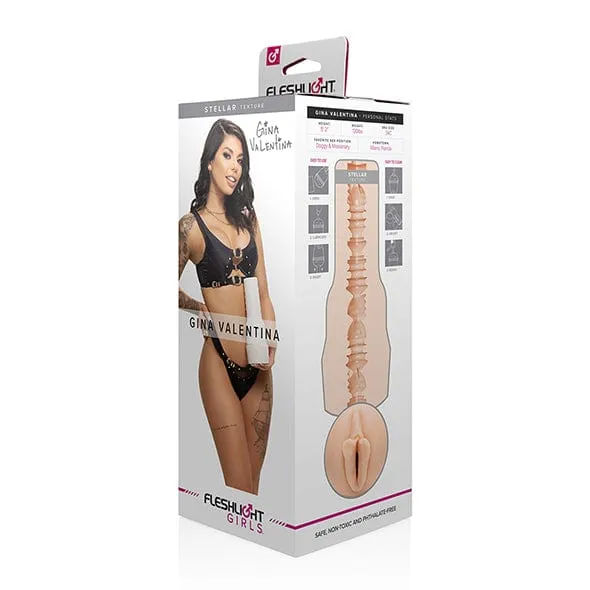 Fleshlight - Fleshlight Girls Gina Valentina Stellar Masturbator (Beige)