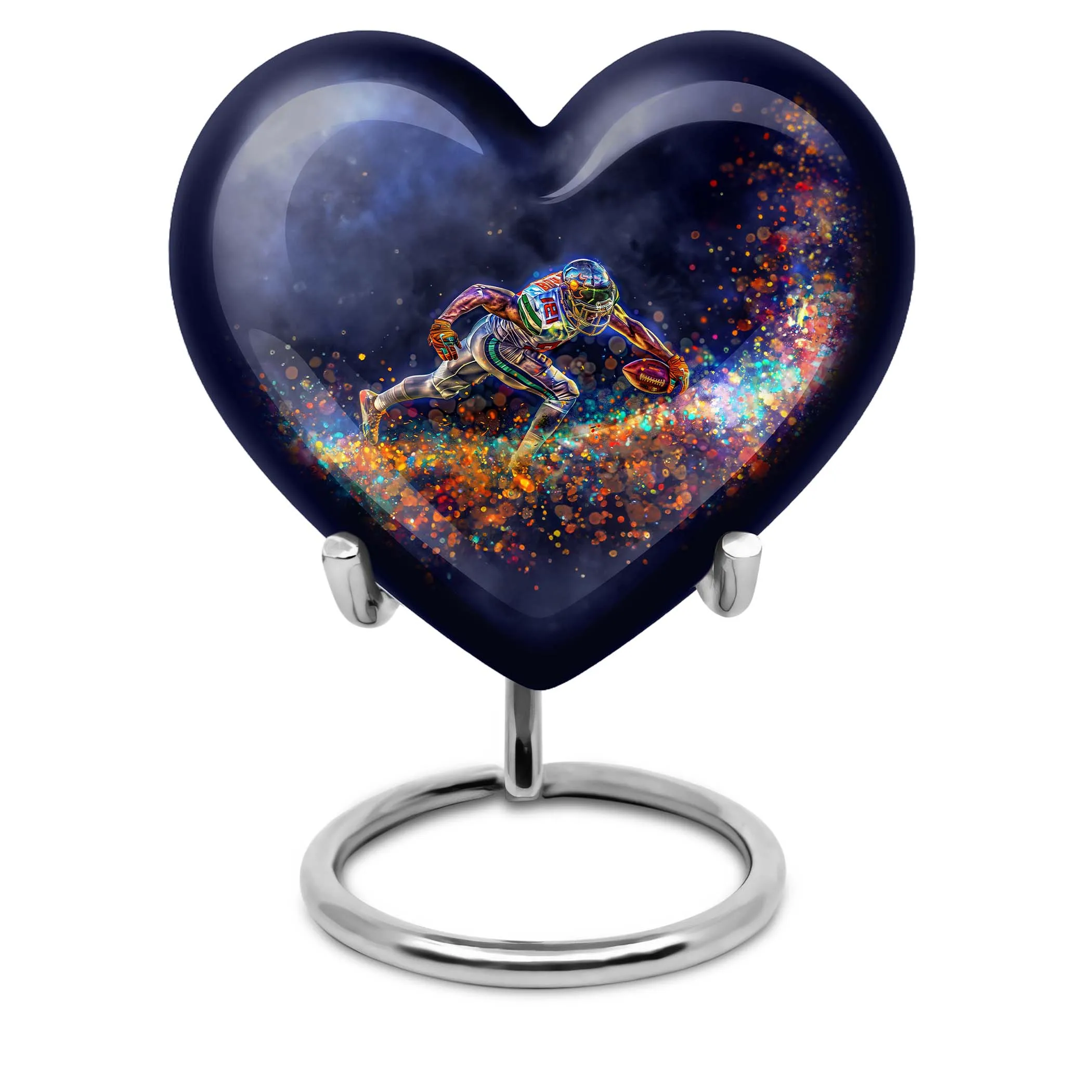Footboll Tribute: Cherishable Medium Sized Memorial Urn