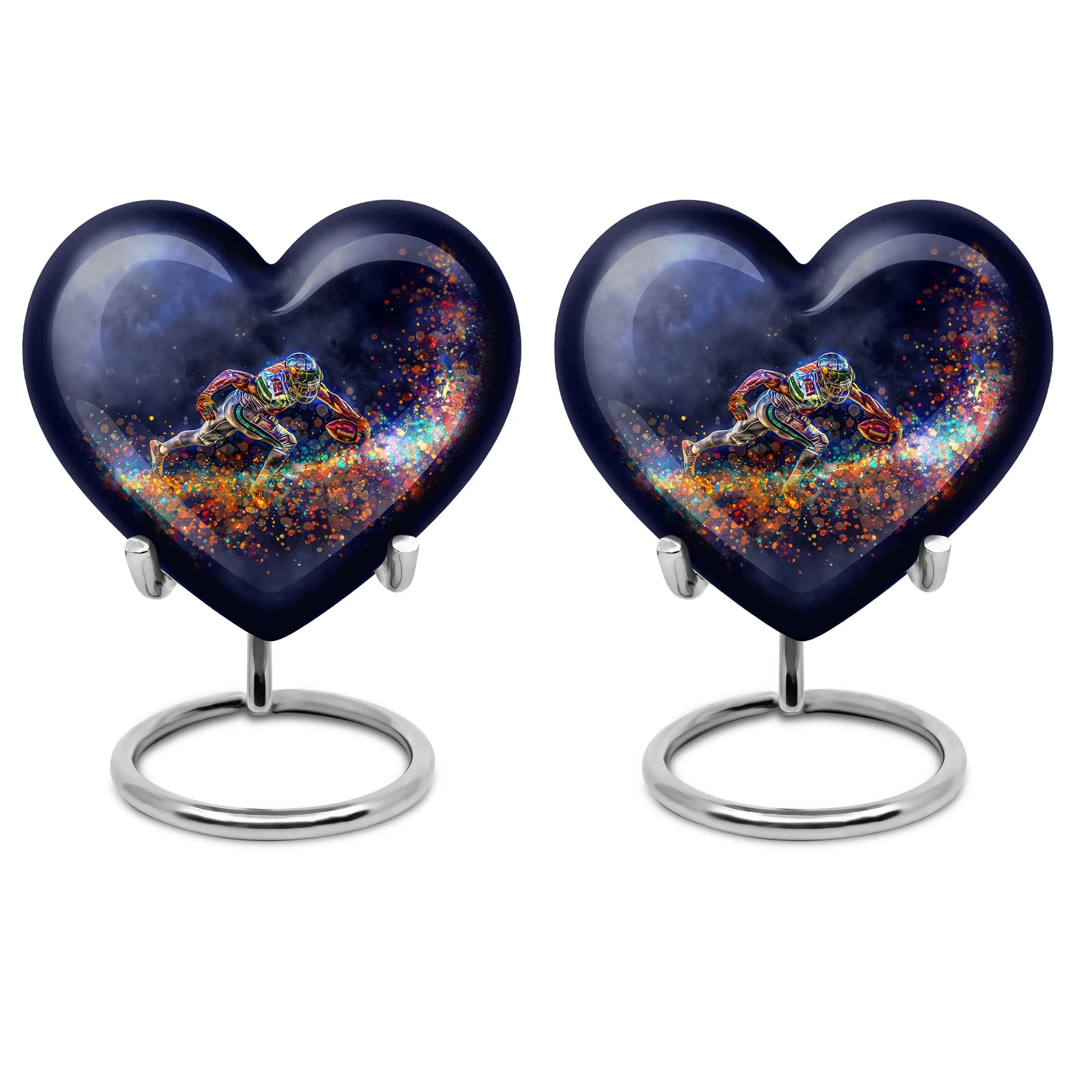 Footboll Tribute: Cherishable Medium Sized Memorial Urn