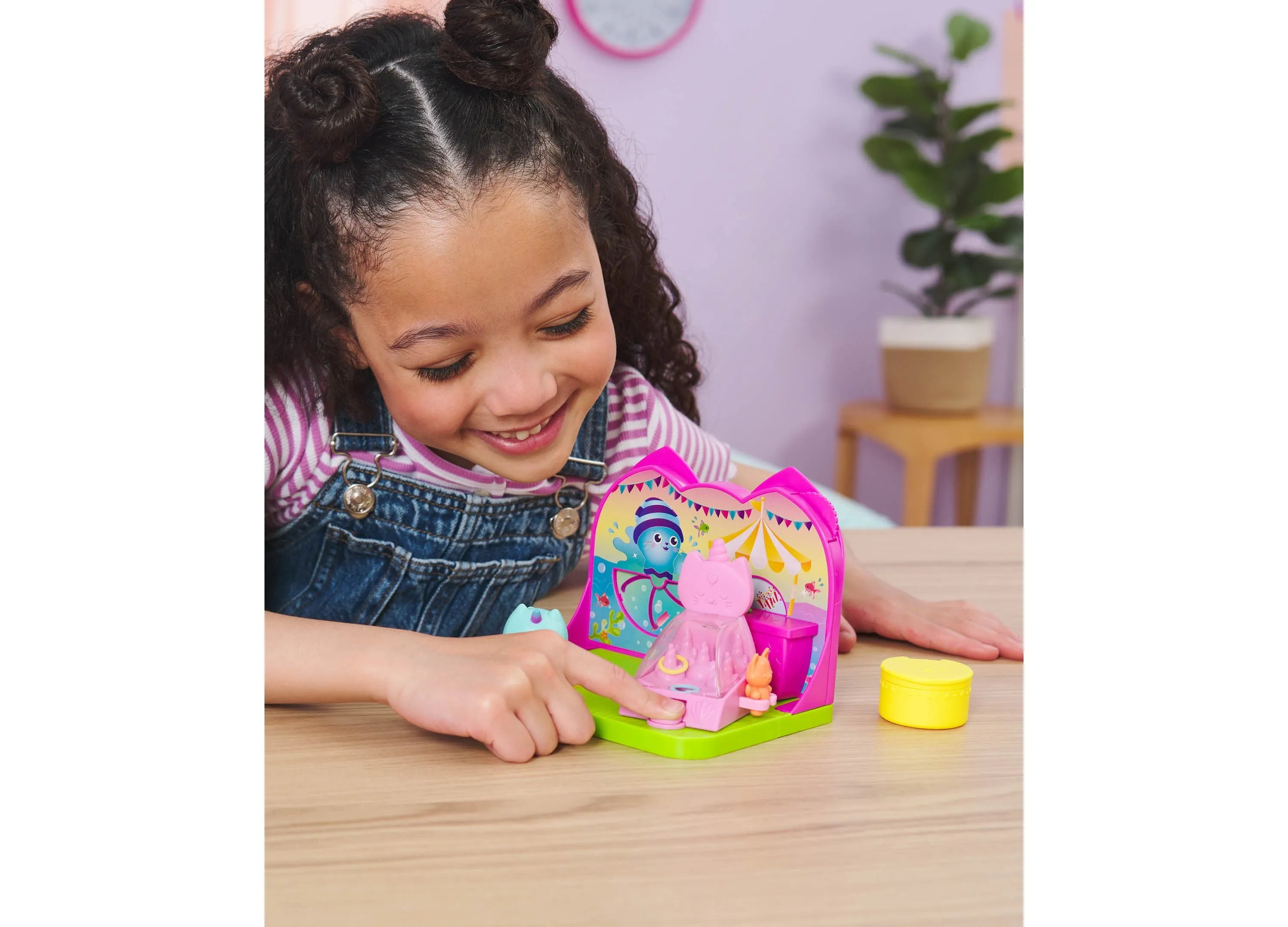 Gabby's Dollhouse Carnival Room Playset with Kitty Narwhal Figure and Accessories
